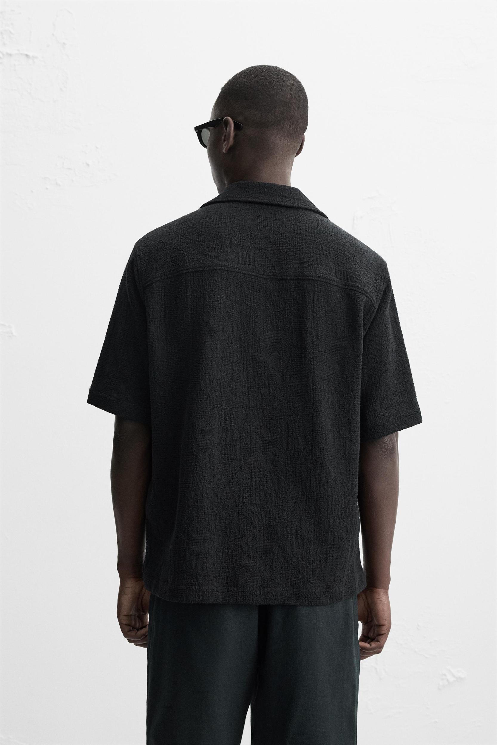 RELAXED FIT JACQUARD SHIRT Product Image