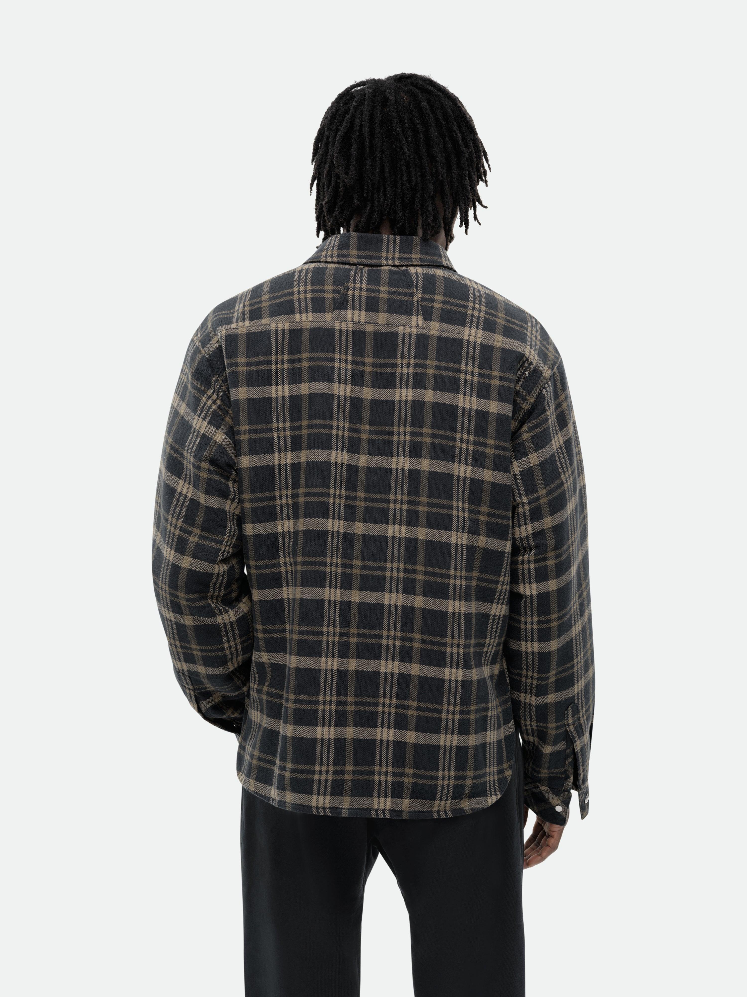 FLANNEL SHERPA OVERSHIRT Male Product Image