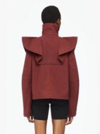 OVERSIZED COLLAR TRENCH JACKET in red | JW Anderson US  Product Image