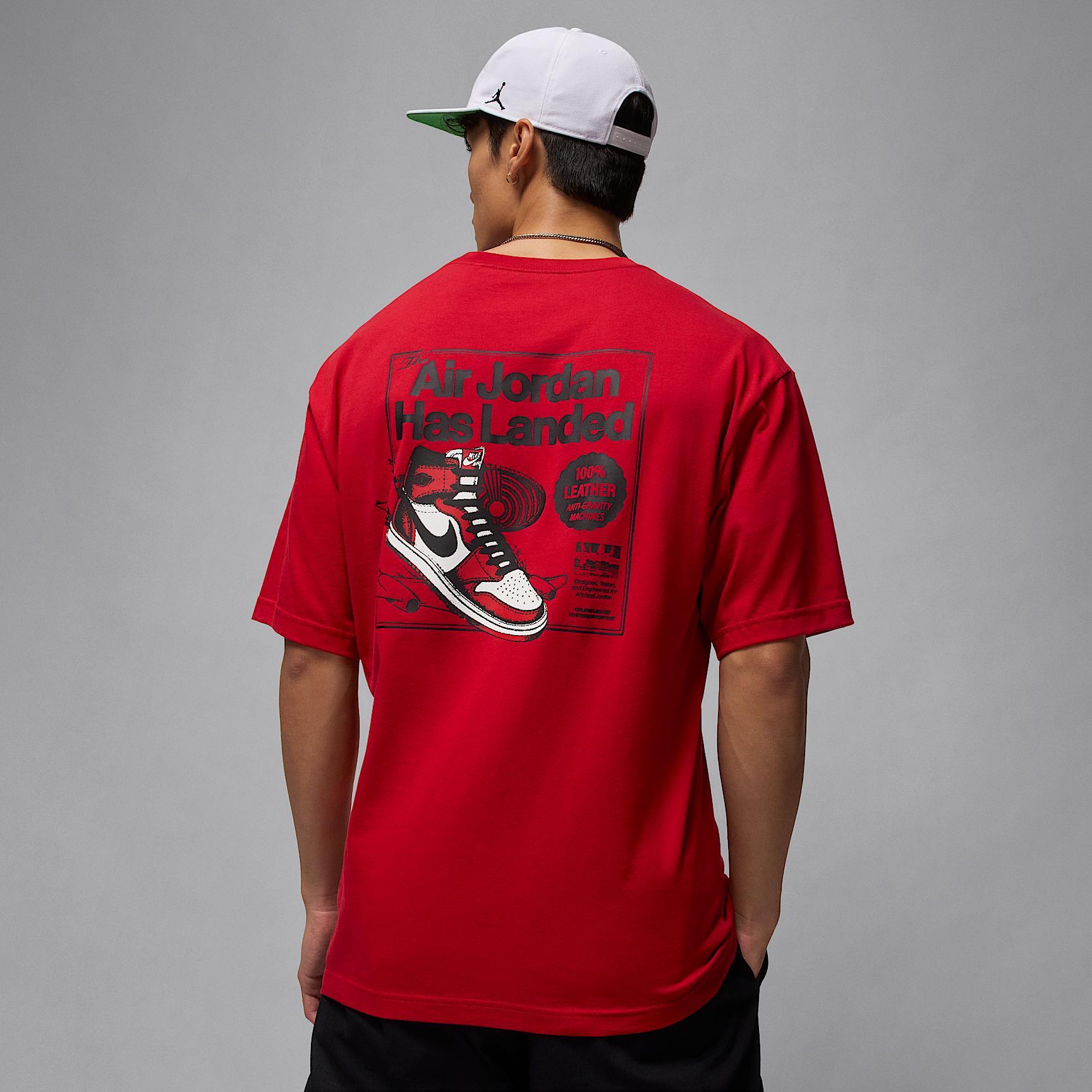 Mens Jordan AJ1 T-Shirt | HQ8972-010 Product Image