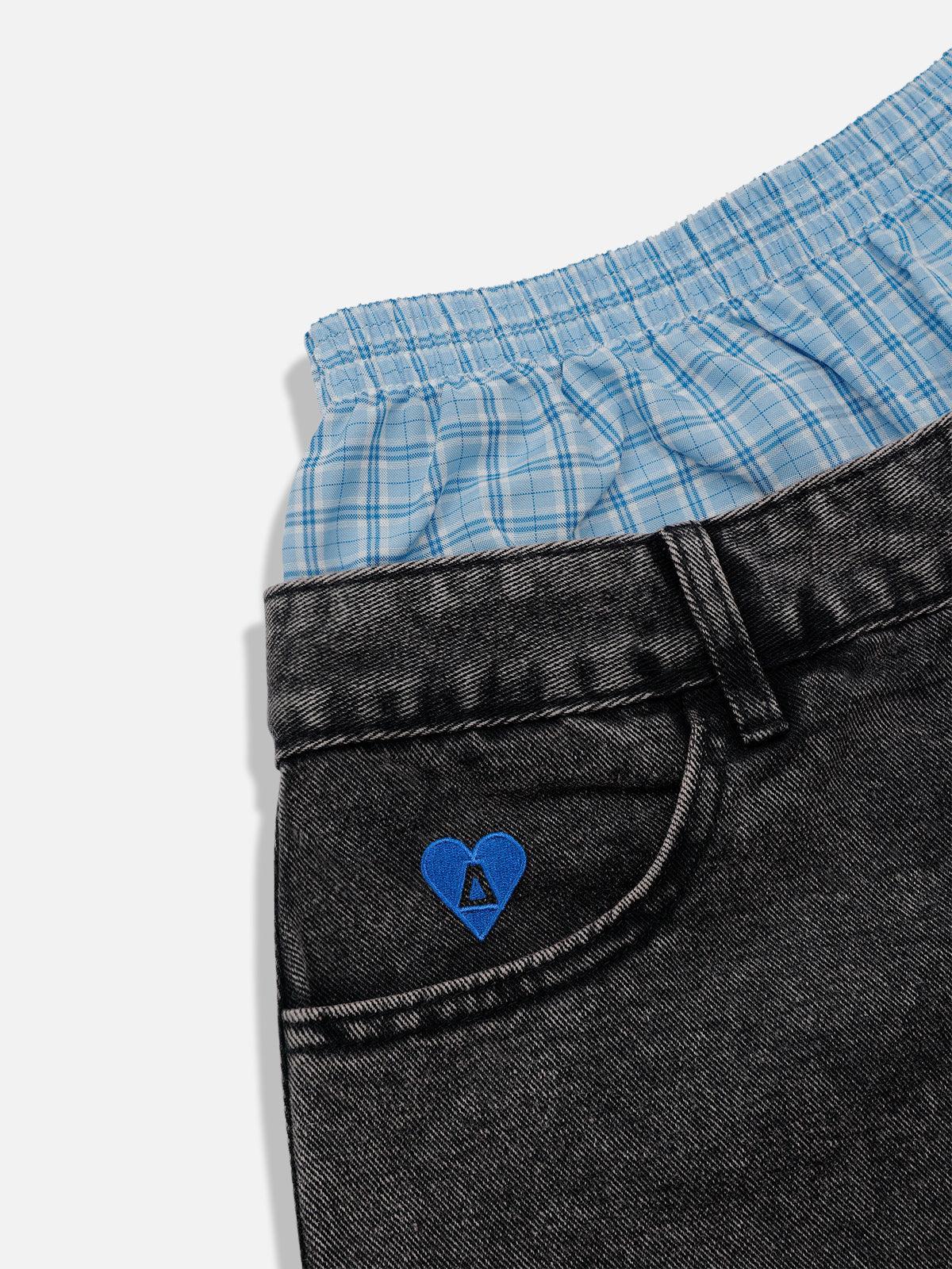 Aelfric Eden Double Waist  Baggy Jeans Product Image