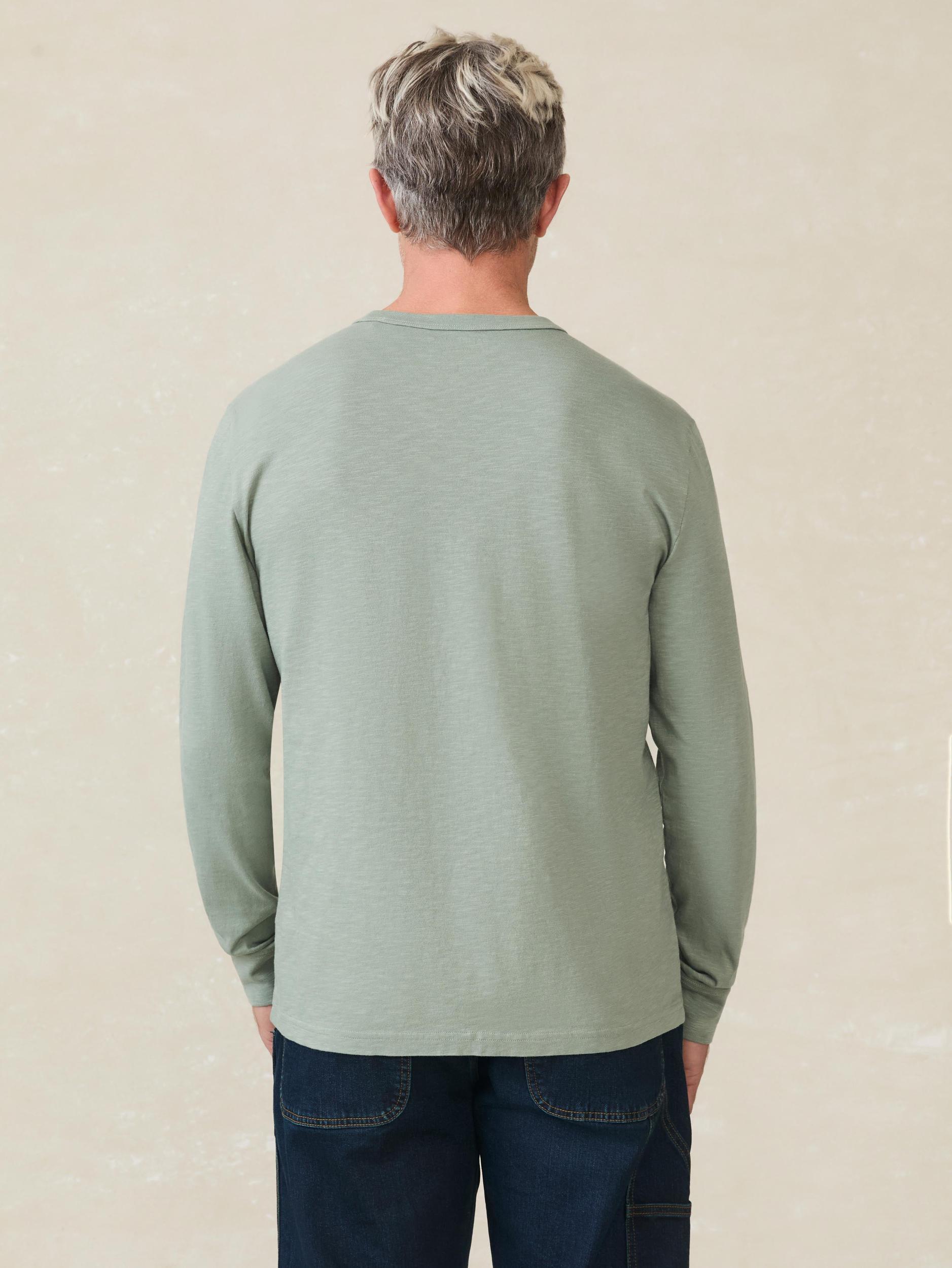 Long-Sleeve Sunwashed Tee - Sage Creek Male Product Image