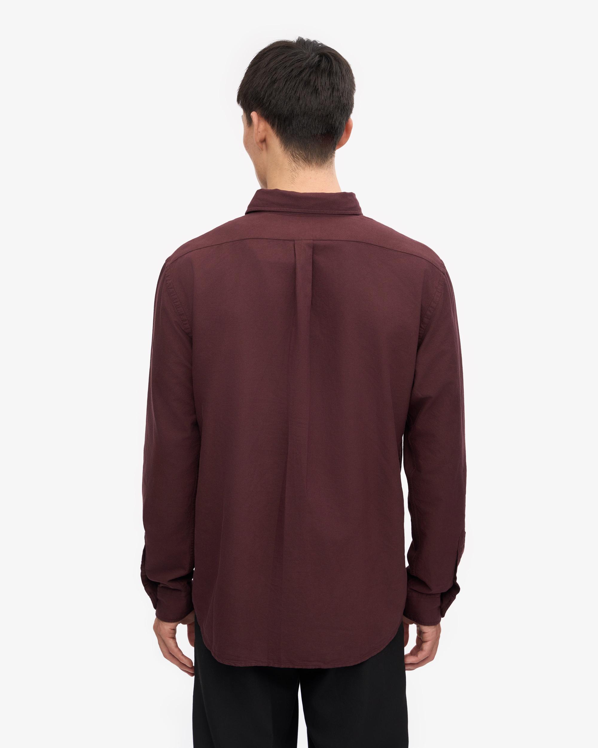 Organic Button Down Shirt - Navy Blue Product Image