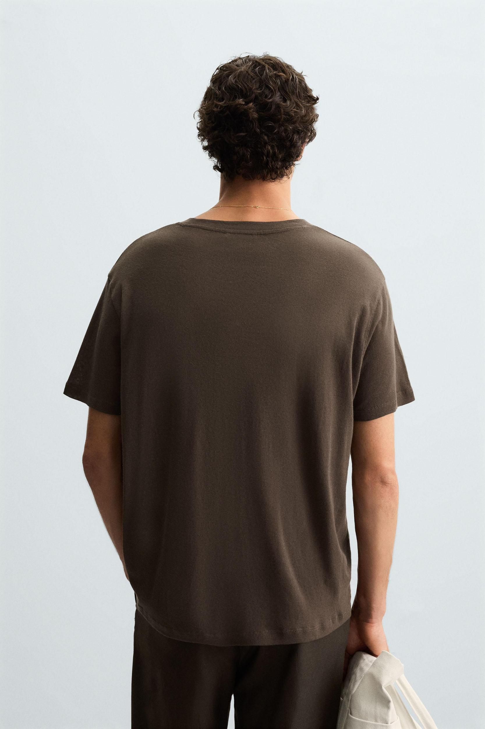 TEXTURED COTTON T-SHIRT Product Image