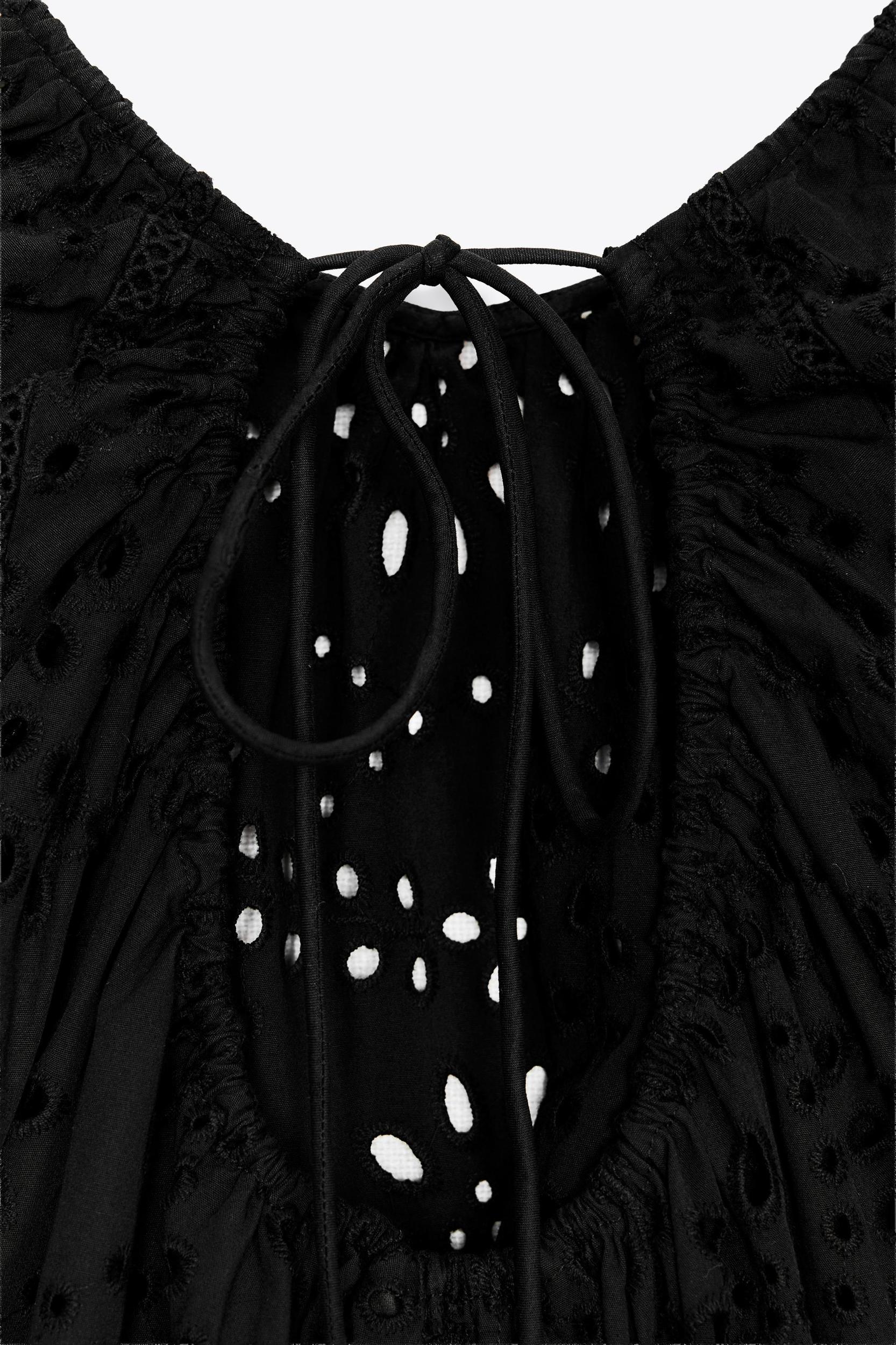 ZW COLLECTION EMBROIDERED EYELET BLOUSE Product Image