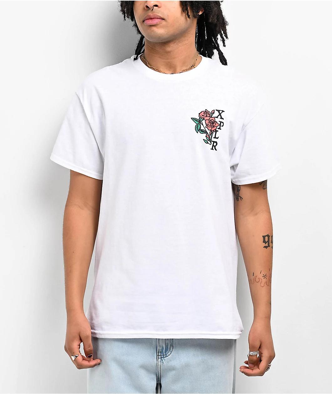 XPLR Grave White T-Shirt Product Image