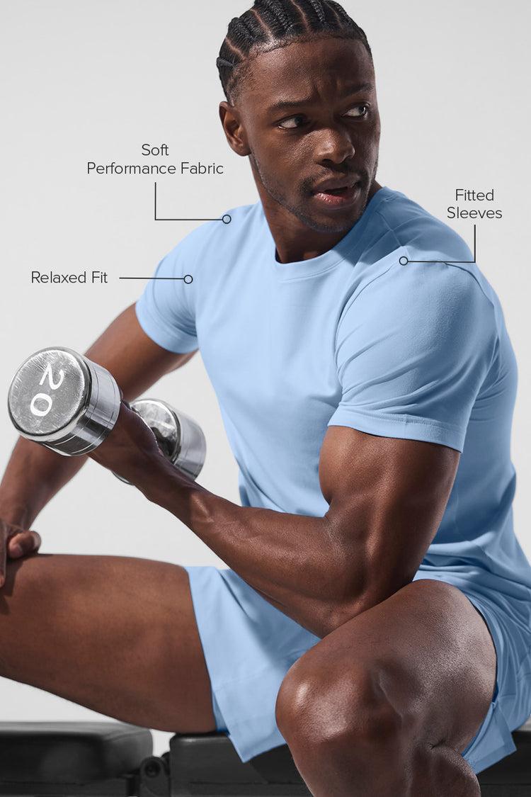 Conquer Reform Crewneck Short Sleeve - Seashell Blue Product Image