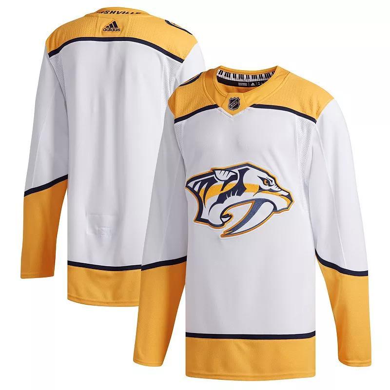 Mens adidas White Nashville Predators Away Authentic Jersey Product Image