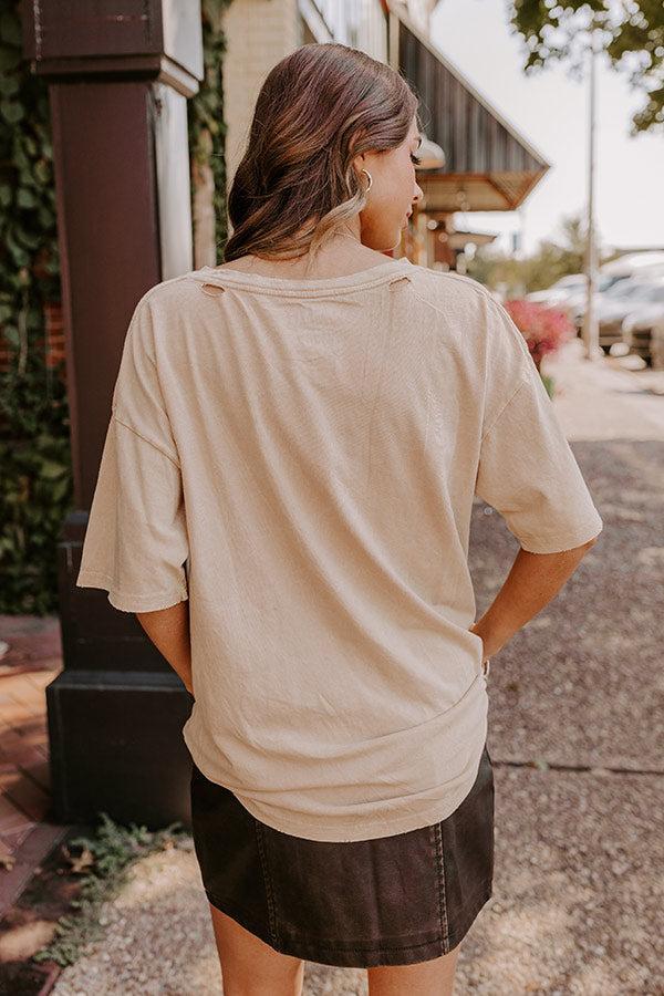 Def Leppard Distressed Oversize Graphic Tee Product Image