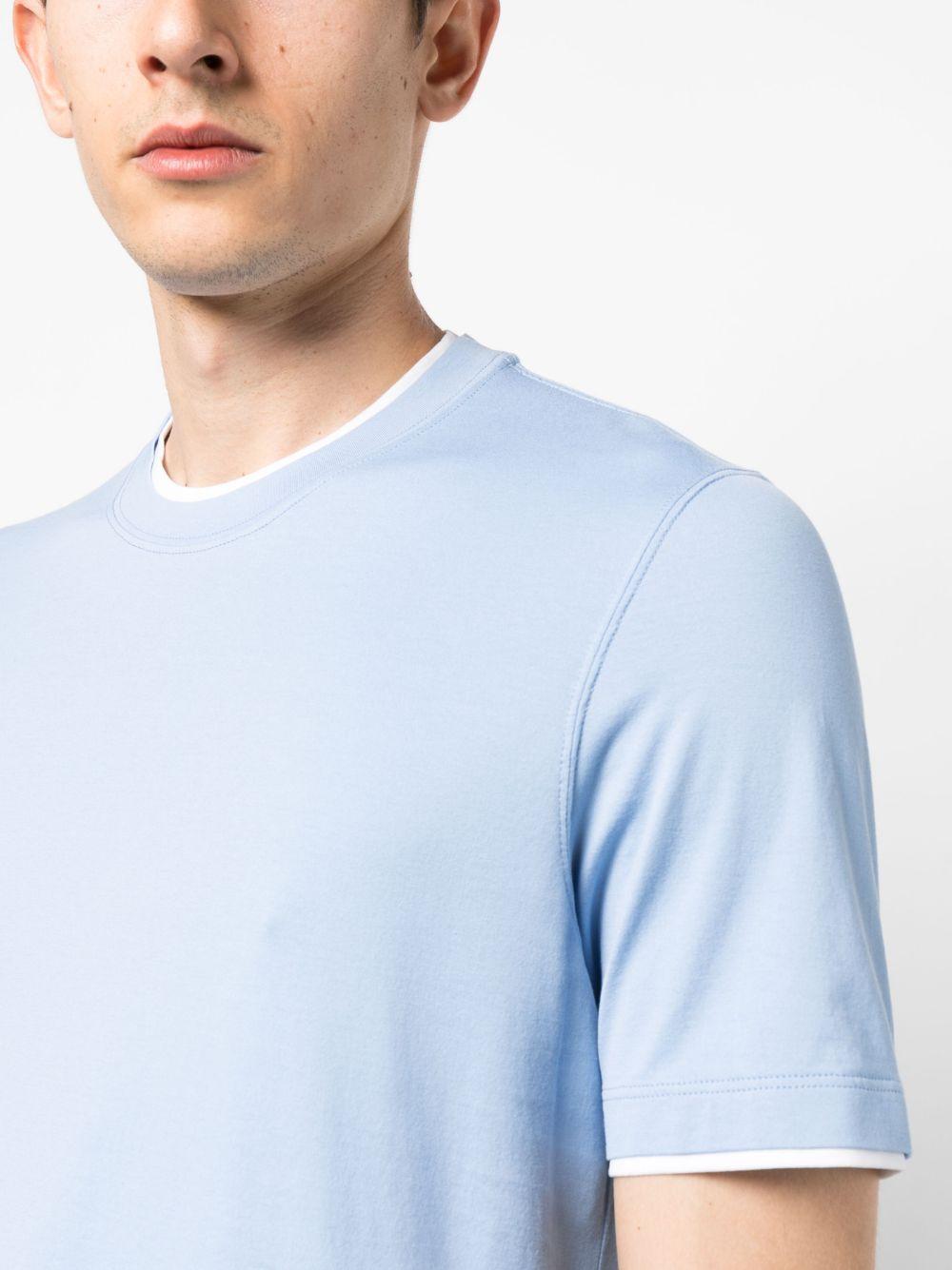 crew-neck cotton T-shirt Product Image