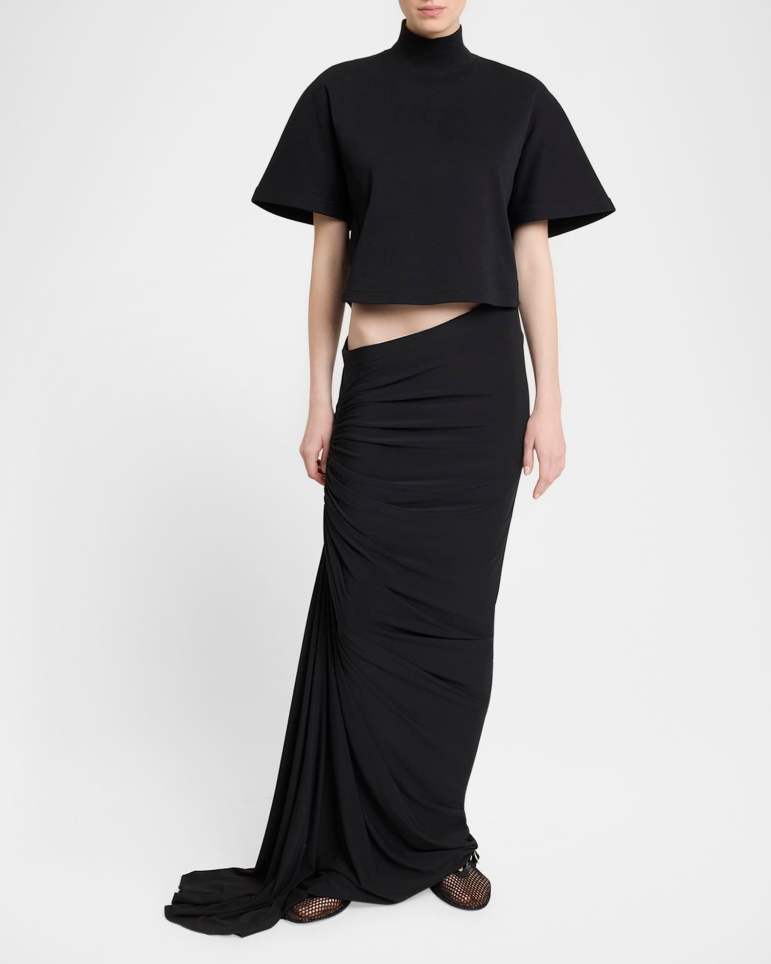 Ruched Long Skirt Product Image