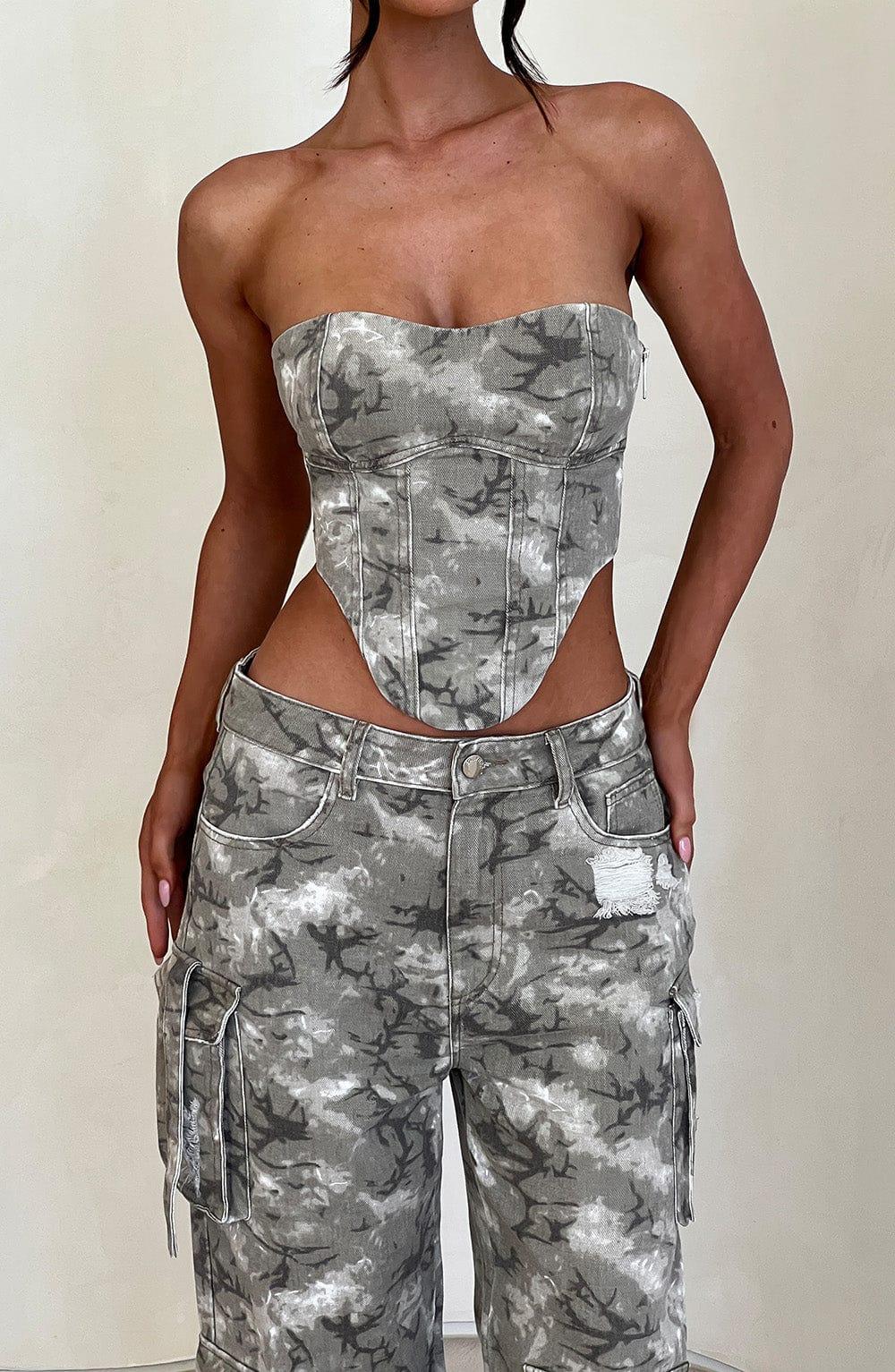 Yasie Corset - Camo Print Product Image