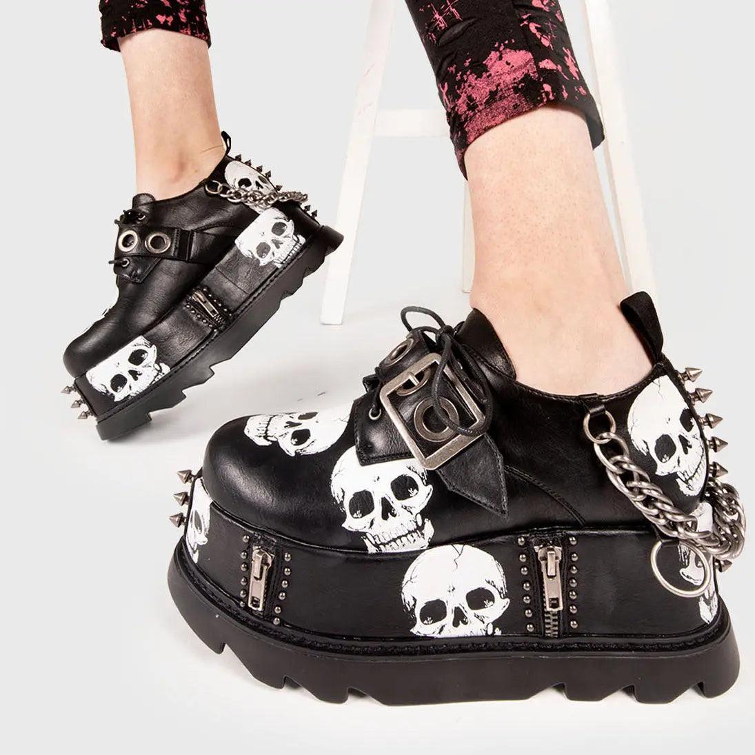 Maniac Chunky Platform Wedge Shoes Product Image
