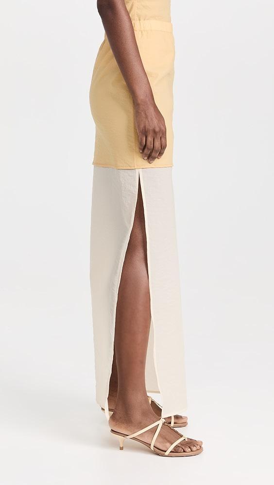 Rosetta Getty Double Layer Split Skirt | Shopbop Product Image