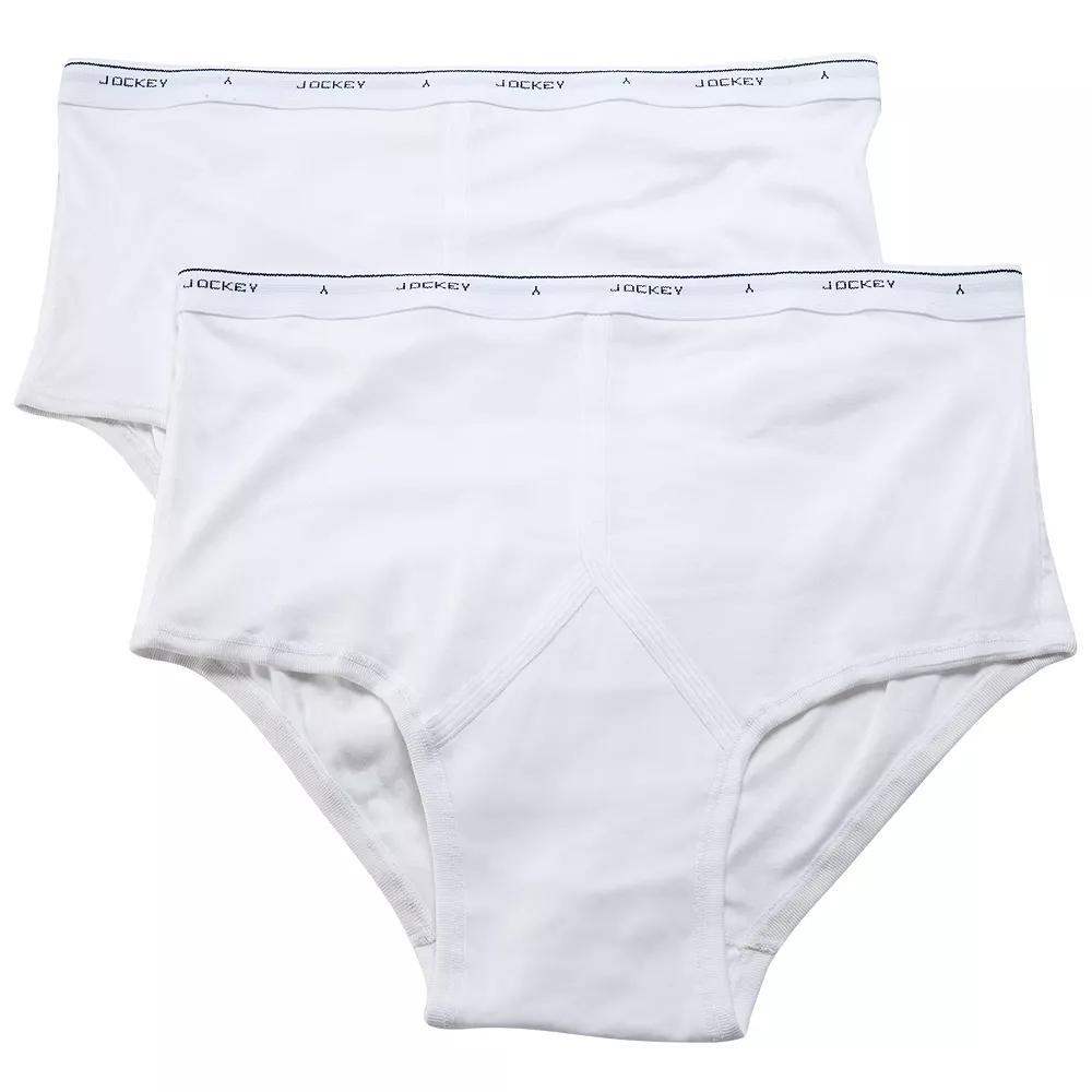 Big & Tall Jockey® 2-pack Classic Full-Rise Briefs, Men's,  Product Image