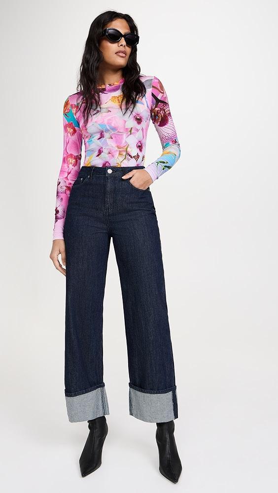 BruceGlen Orchid Knit Long Sleeve Top | Shopbop Product Image