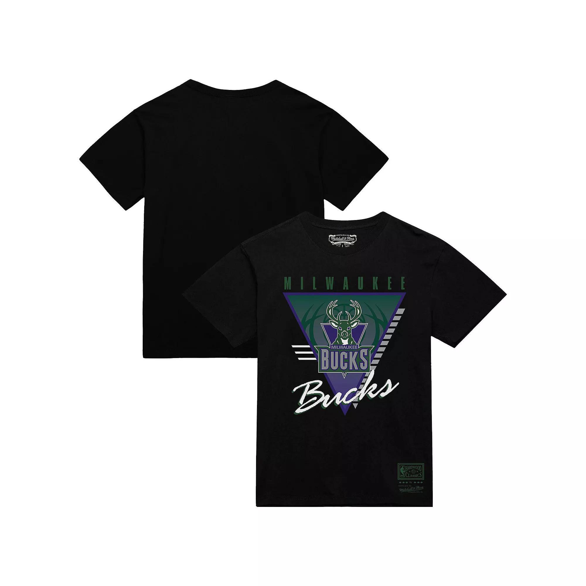 Men's Mitchell & Ness Kelly Green Boston Celtics Hardwood Classics Neon Nights Premium T-Shirt,  Product Image