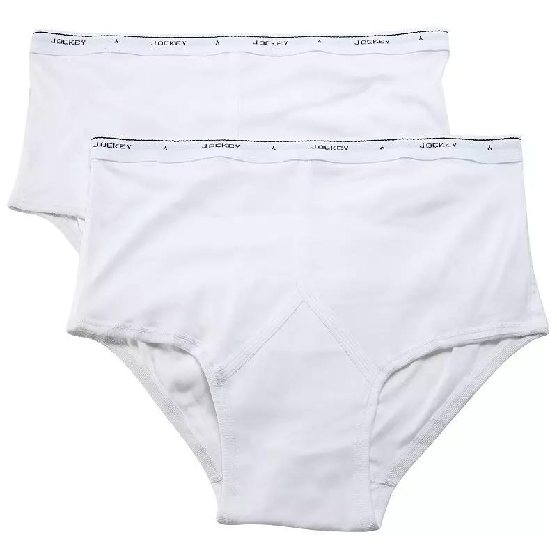 Big & Tall Jockey 2-pack Classic Full-Rise Briefs, Mens Product Image