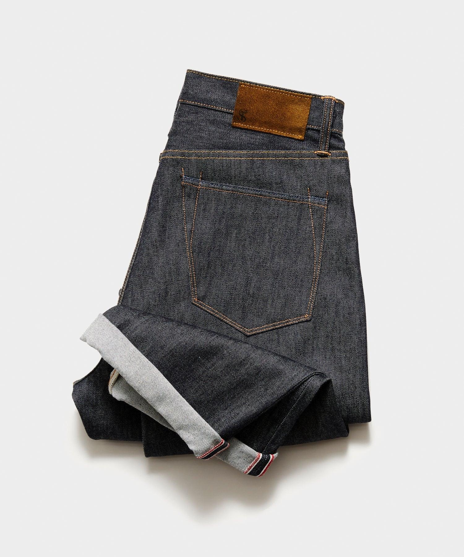 Made in USA Relaxed Selvedge Jean in Rigid Product Image