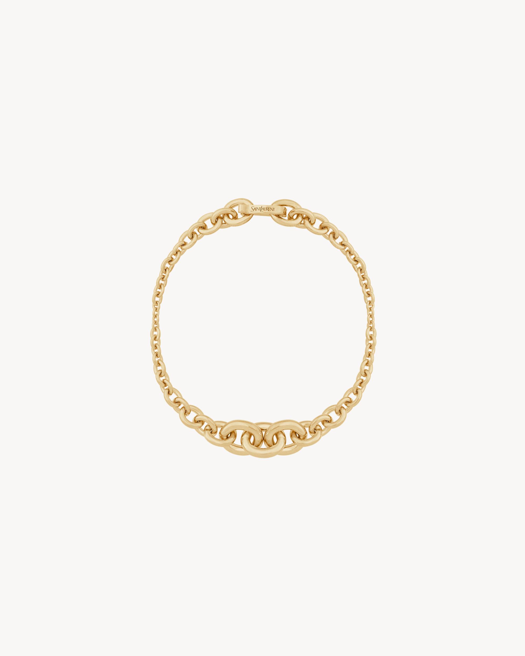 graduated chain bracelet in 18K yellow gold Product Image