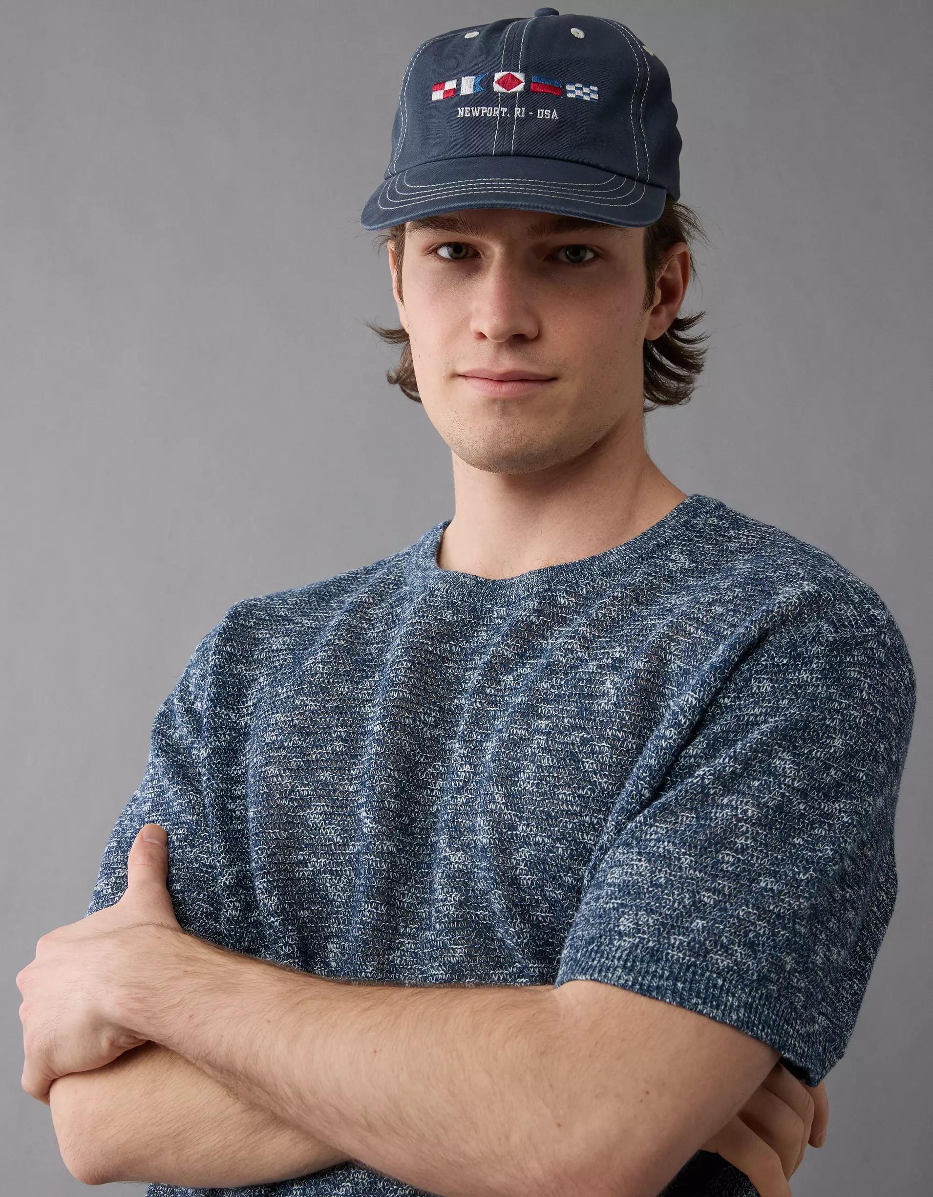 AE Linen-Blend Sweater T-Shirt Product Image