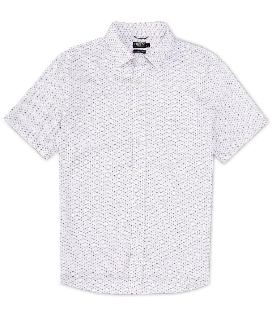 Faherty Movement Performance Short Sleeve Woven Shirt Product Image