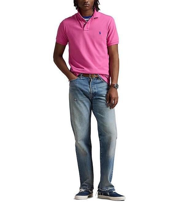 Polo Ralph Lauren Classic Fit Solid Cotton Mesh Polo Shirt Product Image