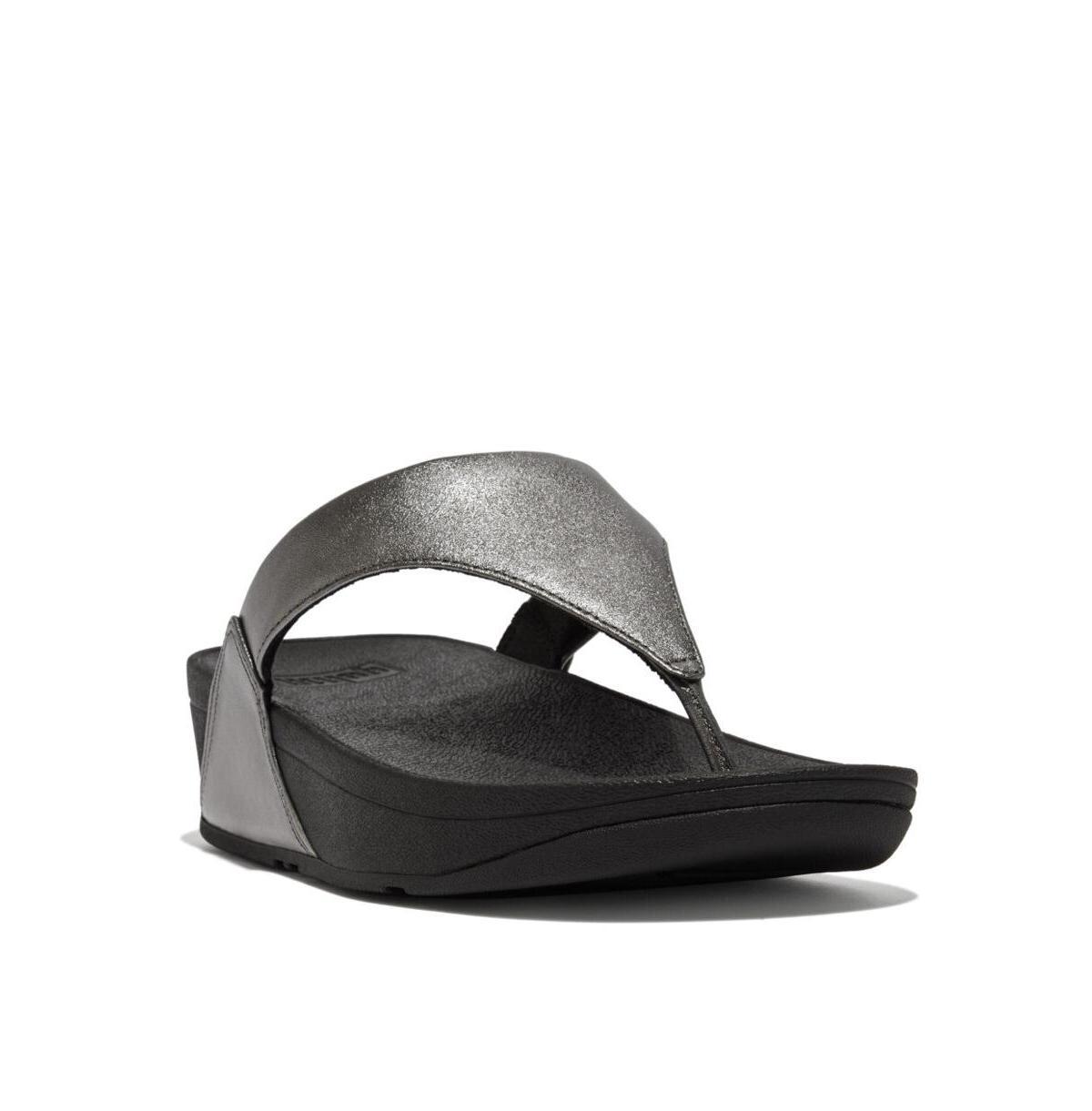 FitFlop Womens Lulu Leather Toe Post Product Image