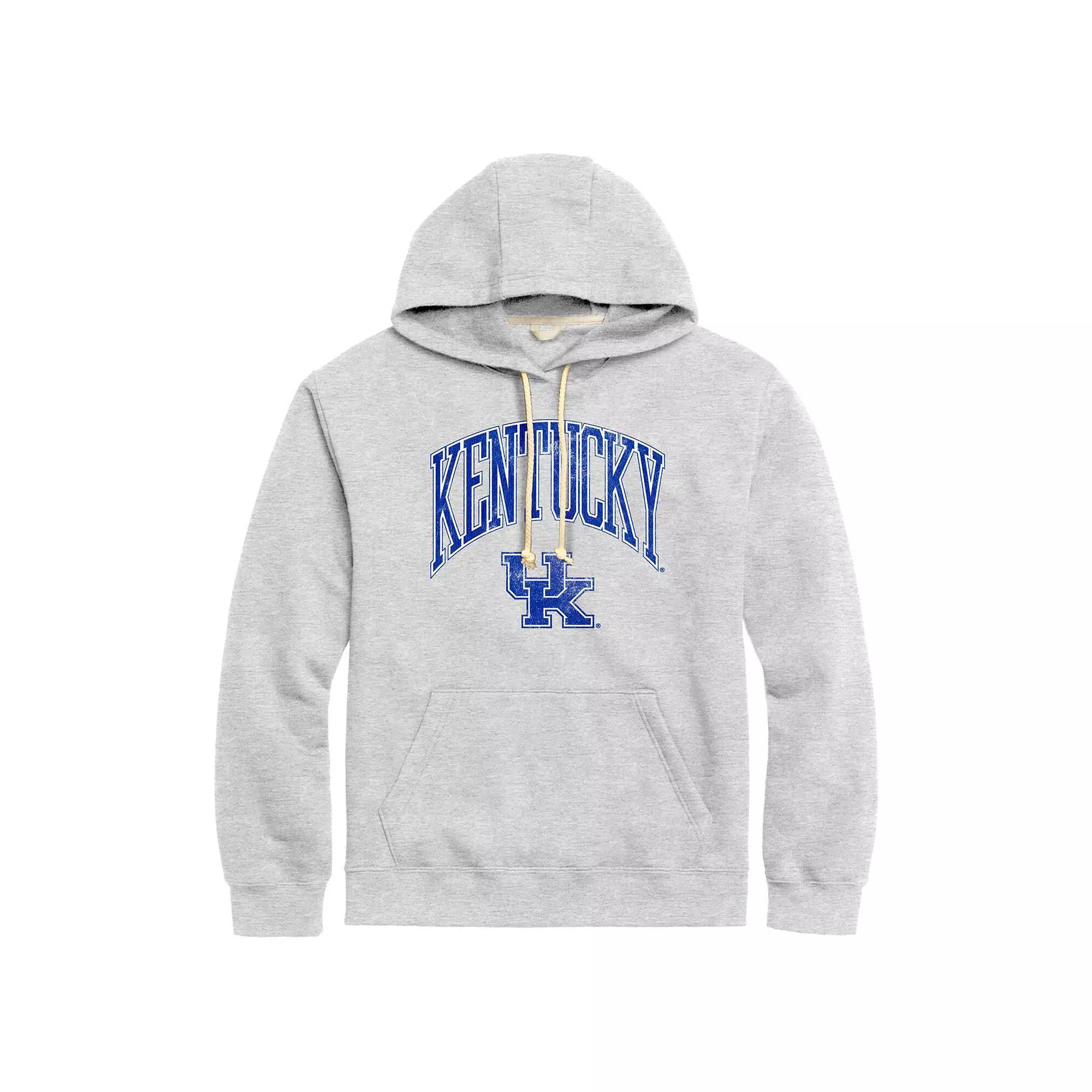 Men's League Collegiate Wear Heather Gray Kentucky Wildcats Tall Arch Essential Pullover Hoodie,  Product Image