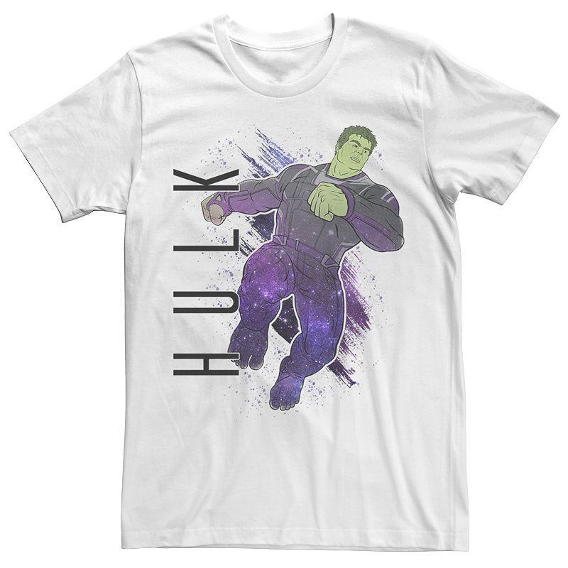 Boys 8-20 Marvel Avengers Endgame Hulk Galaxy Painted Graphic Tee, Boy's, Size: XS, White Product Image