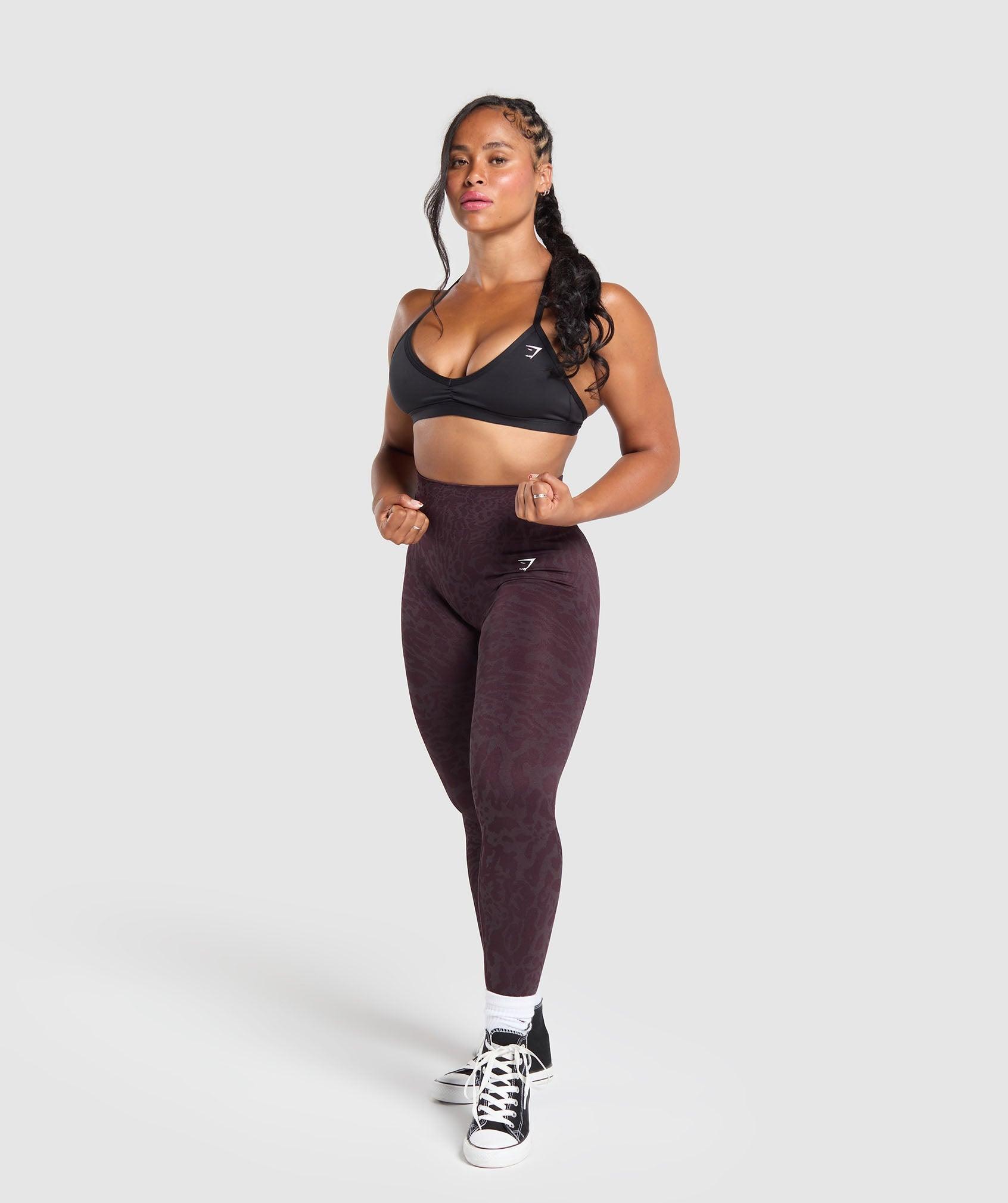 Gymshark Adapt Safari Seamless Leggings - Depth Purple/Greyed Purple Female Product Image