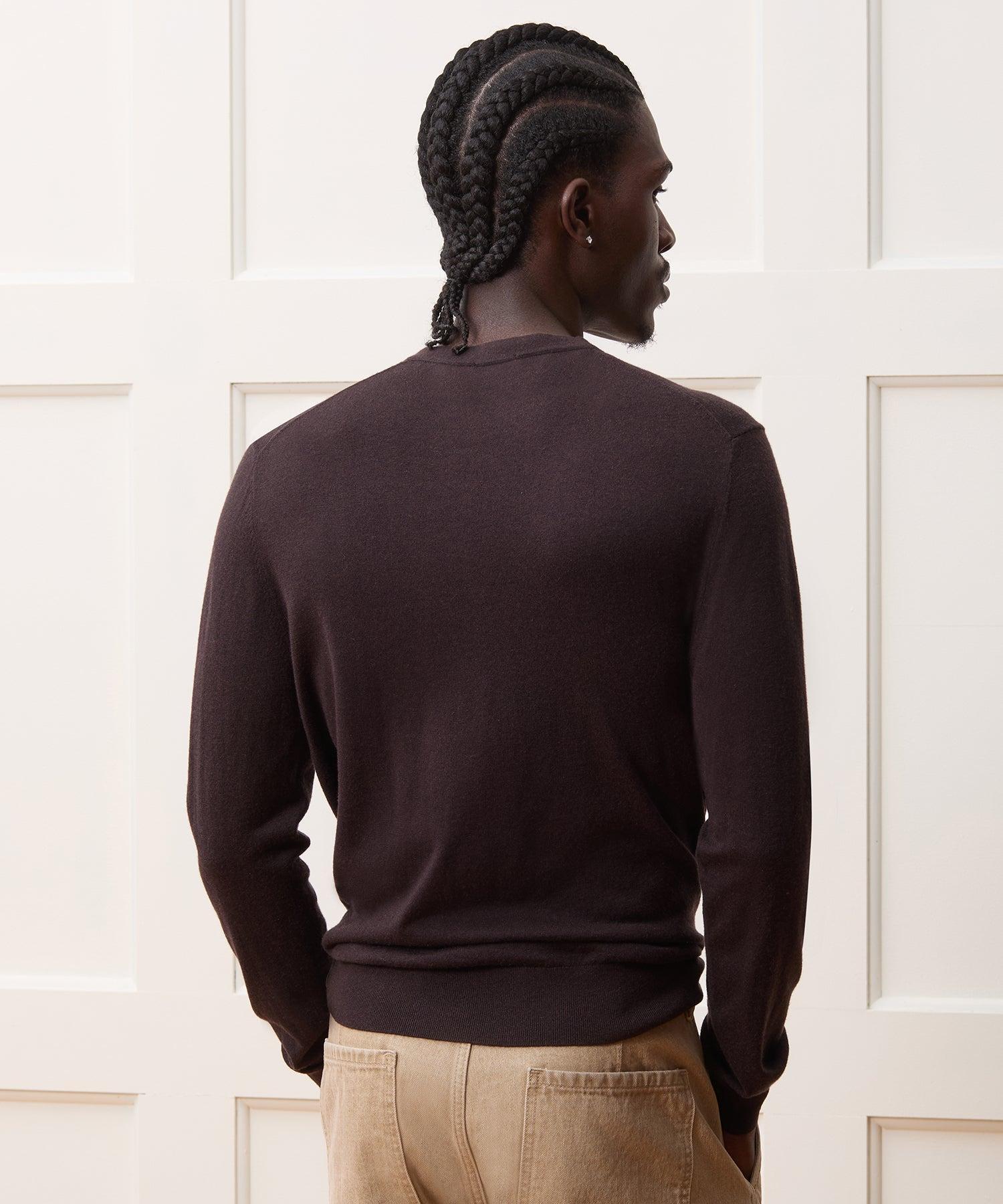 Silk-Cashmere Crewneck Sweater Product Image