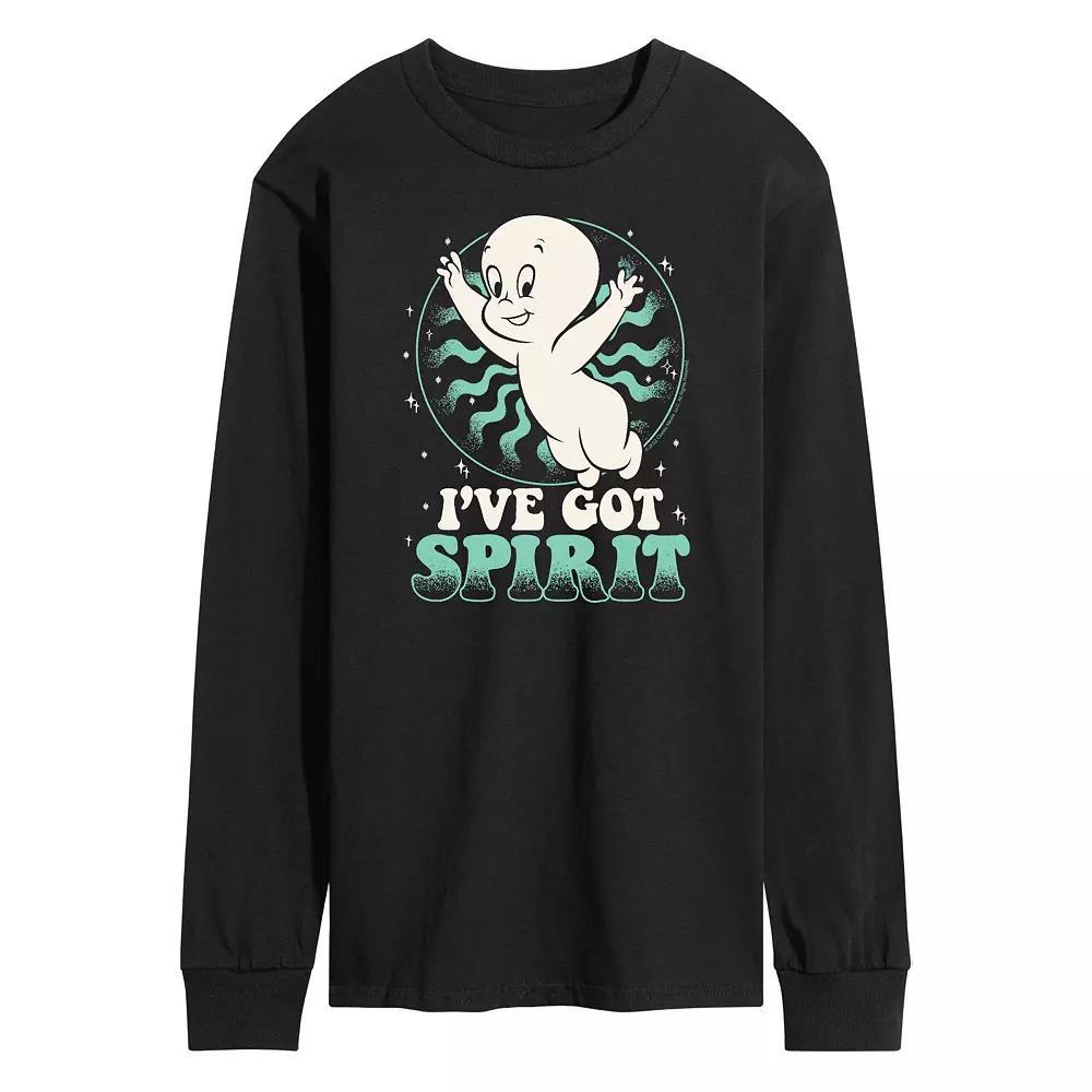 Men's Casper I've Got Spirit Long Sleeve Tee,  Product Image