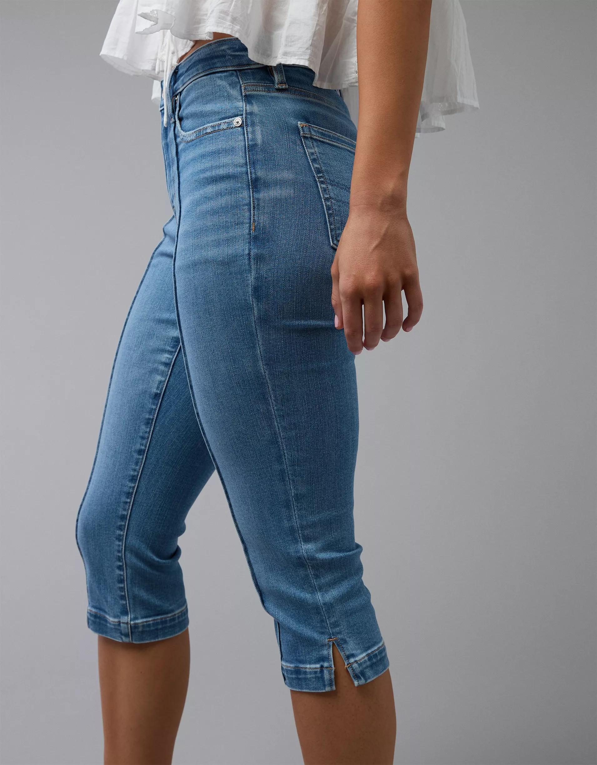 AE Next Level High-Waisted Capri Jean Product Image