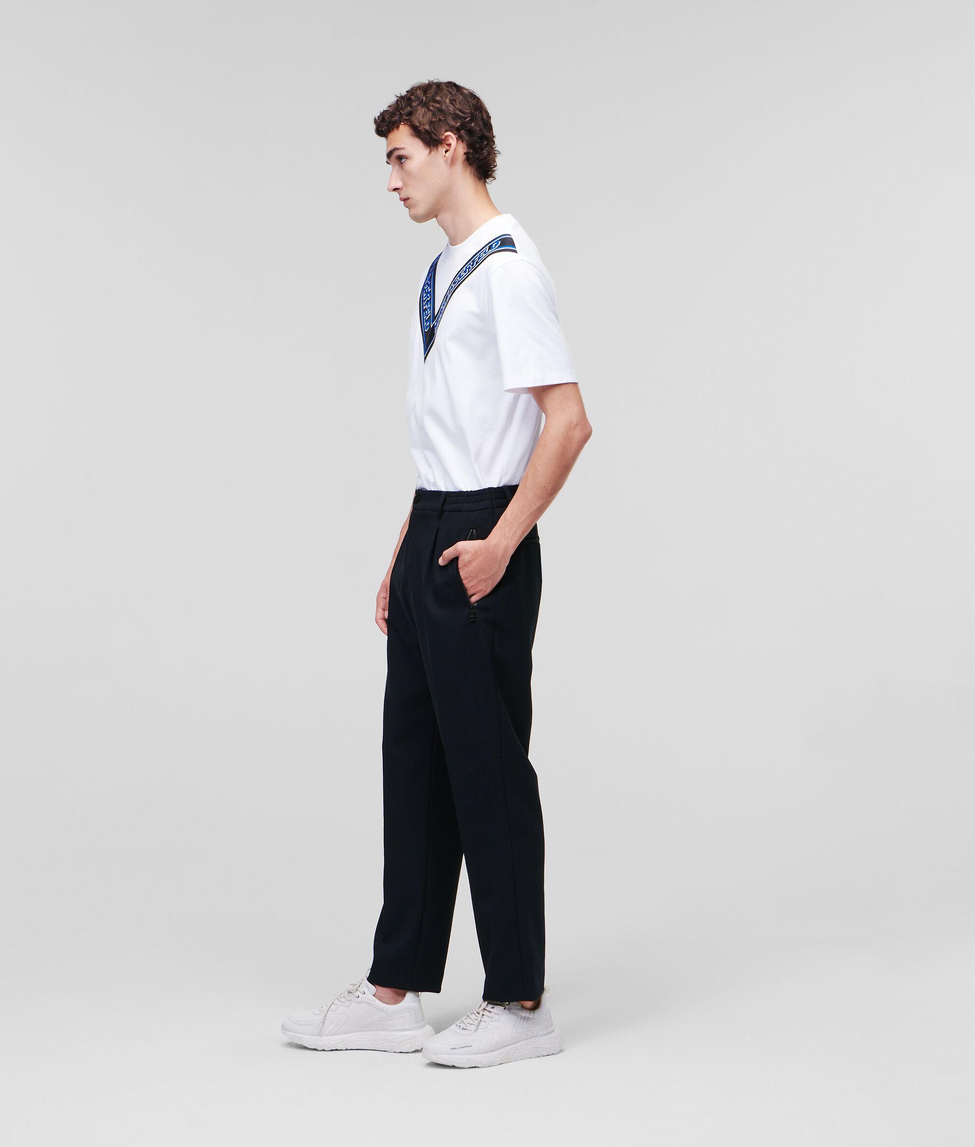 TAILORED PANTS WITH ZIPPED POCKETS Product Image