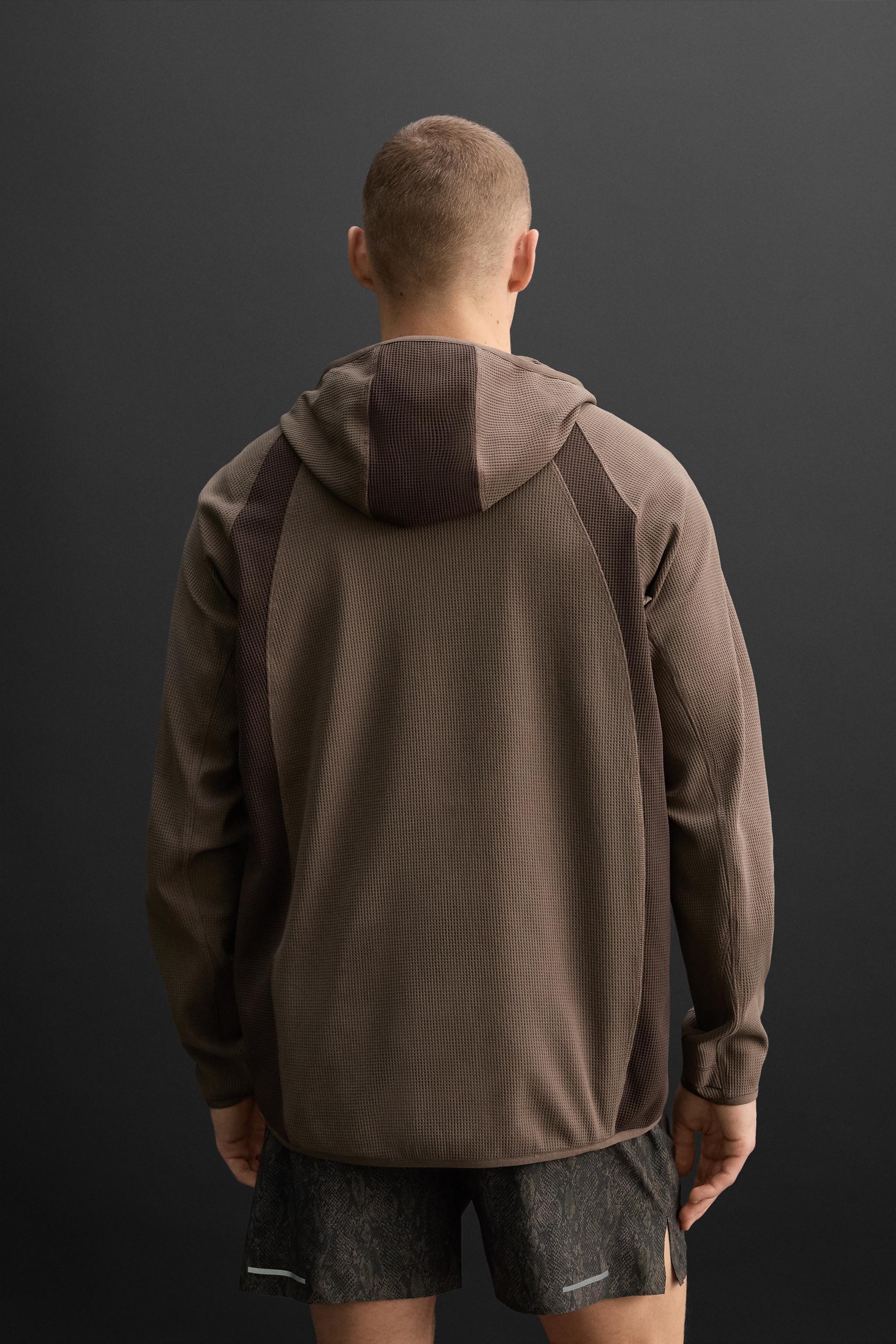 TEXTURED COLORBLOCK SWEATSHIRT Product Image