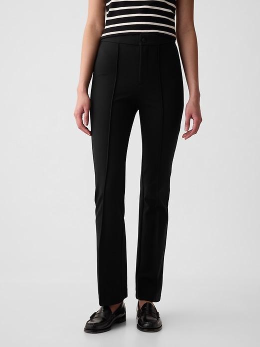 Mid Rise Ponte Crop Kick Pants Product Image