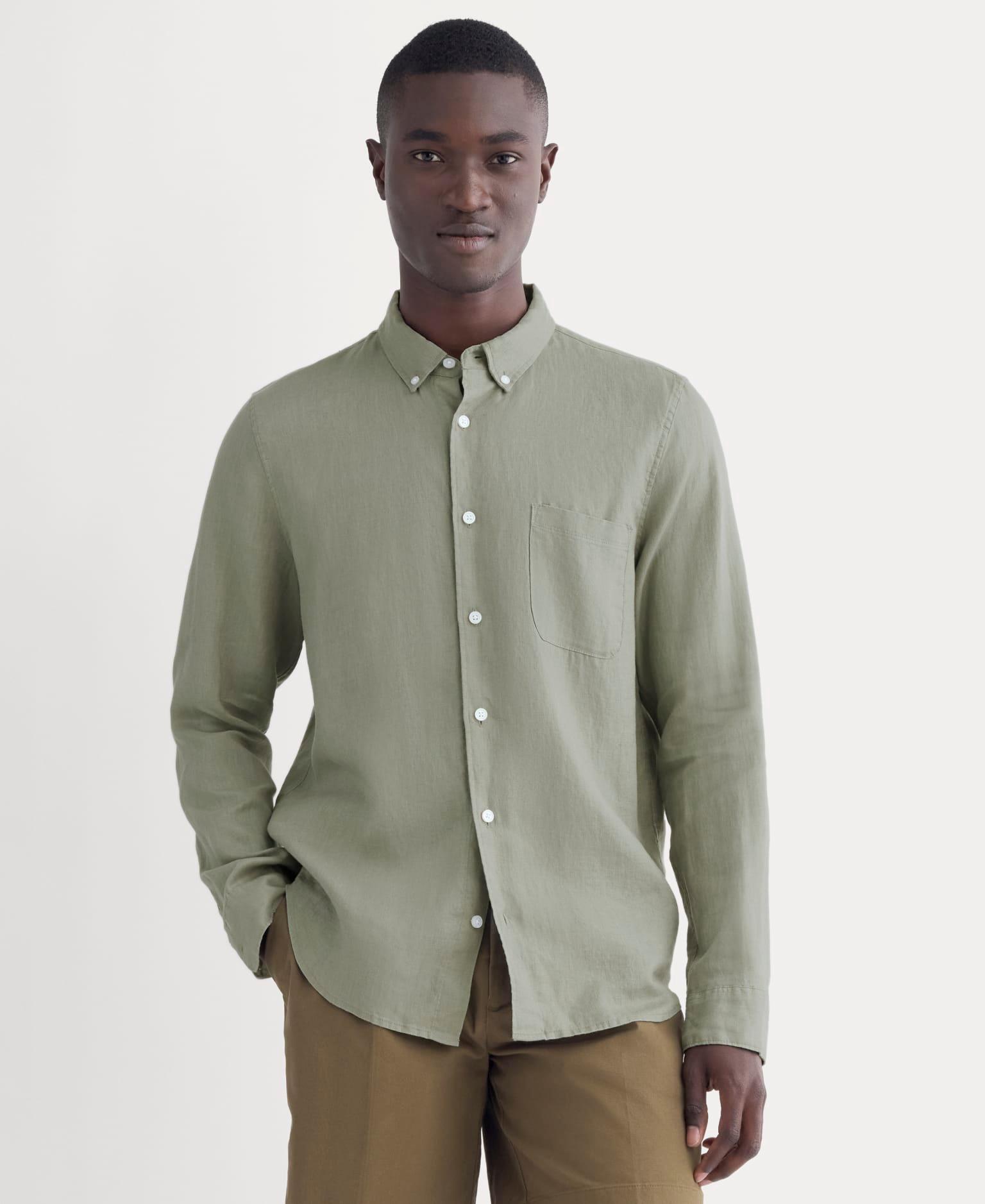 Mens Classic Shirt in Linen by Everlane Product Image