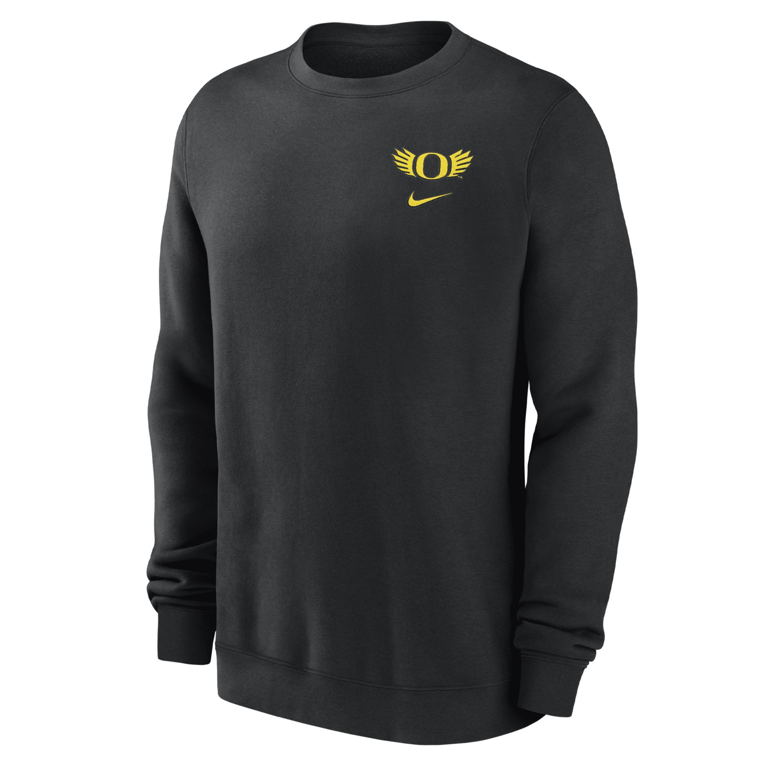 Oregon Club Fleece Nike Men's College Sweatshirt Product Image