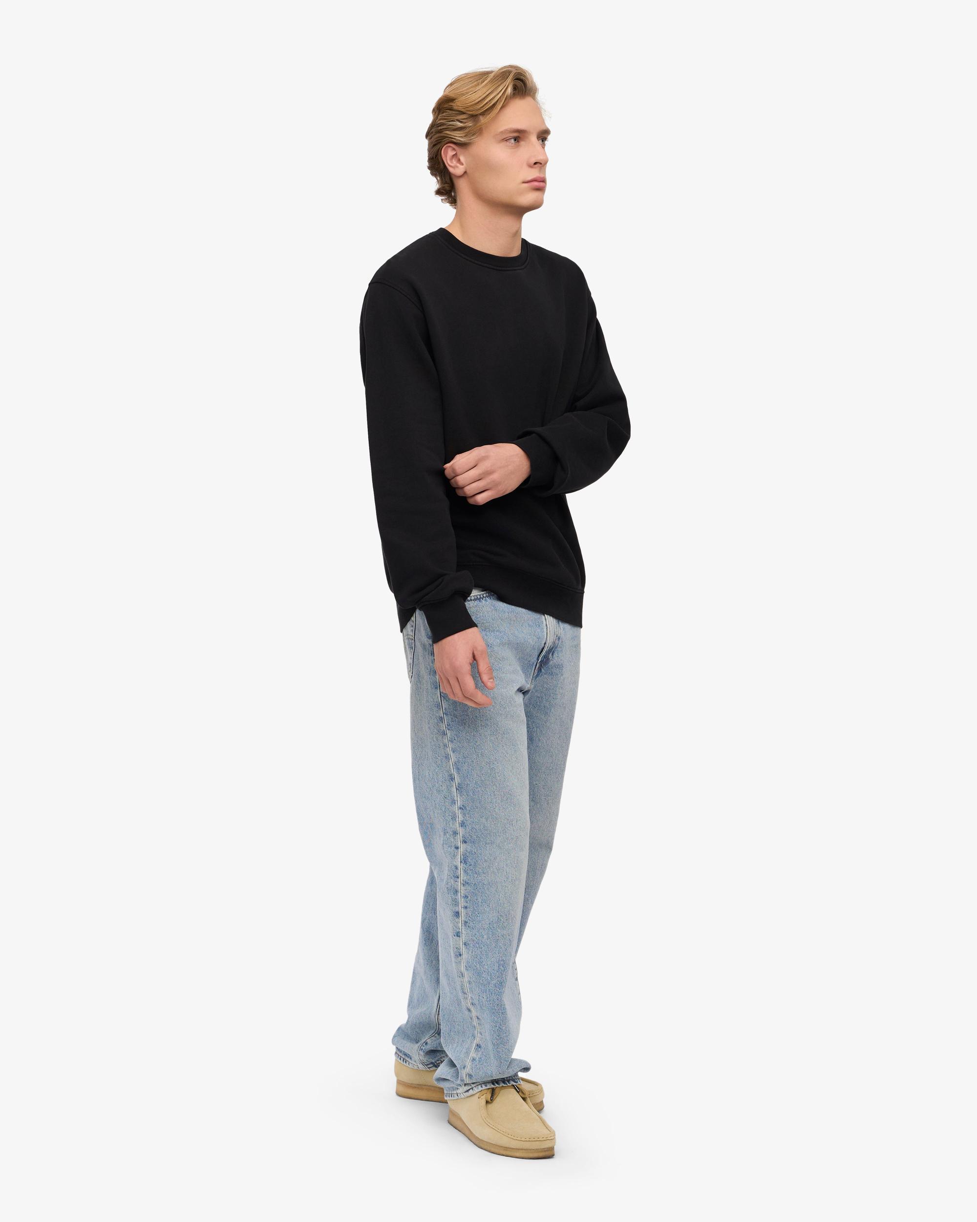 Classic Organic Crew - Deep Black Product Image
