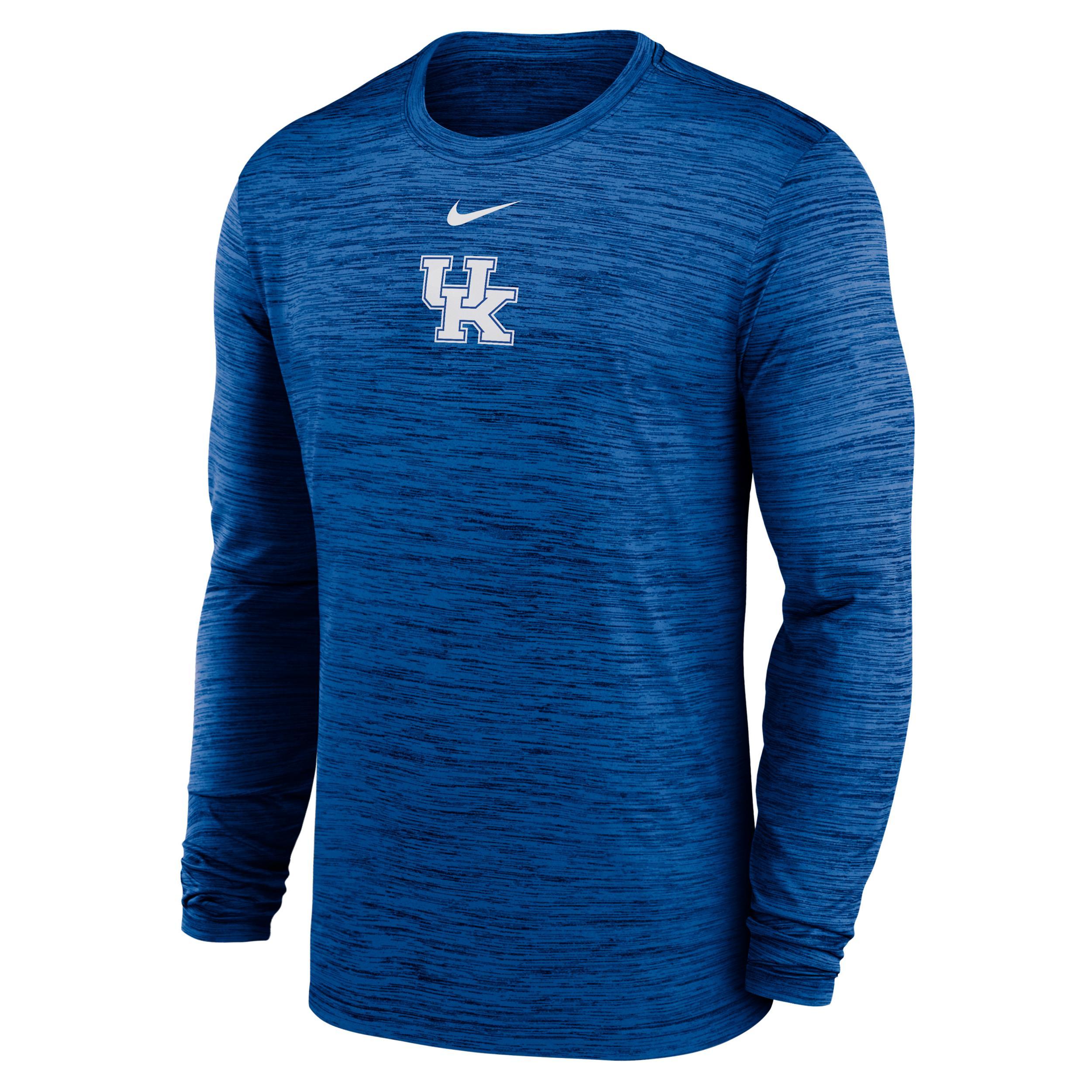 Kentucky Sideline Velocity Nike Men's Dri-FIT College Long-Sleeve T-Shirt Product Image