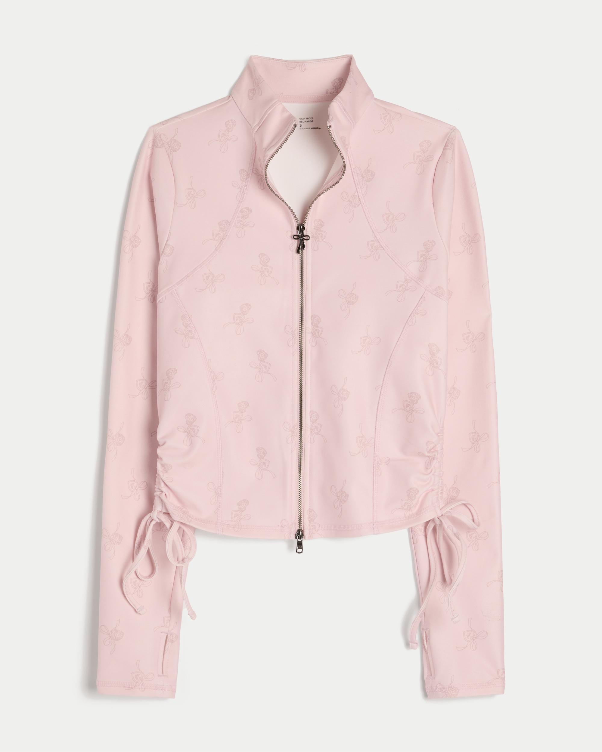 Gilly Hicks Active Recharge Side-Tie Zip-Up Jacket Product Image