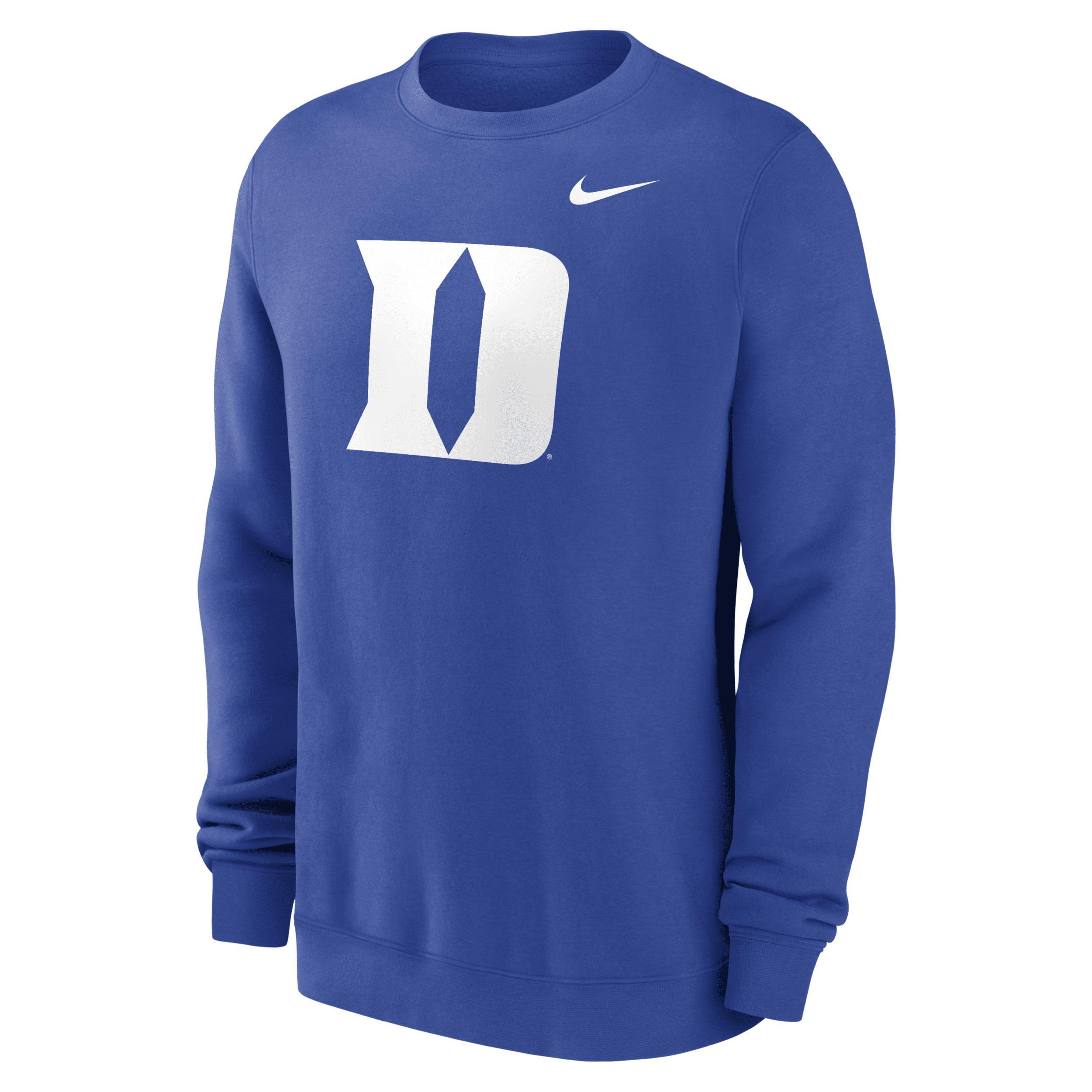 Duke Blue Devils Primetime Evergreen Logo Nike Men's College Pullover Crew Product Image