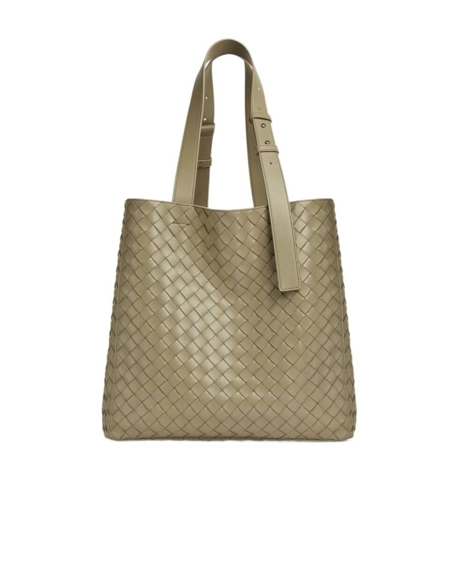 BOTTEGA VENETA Intreciato Handbag In Brown Product Image