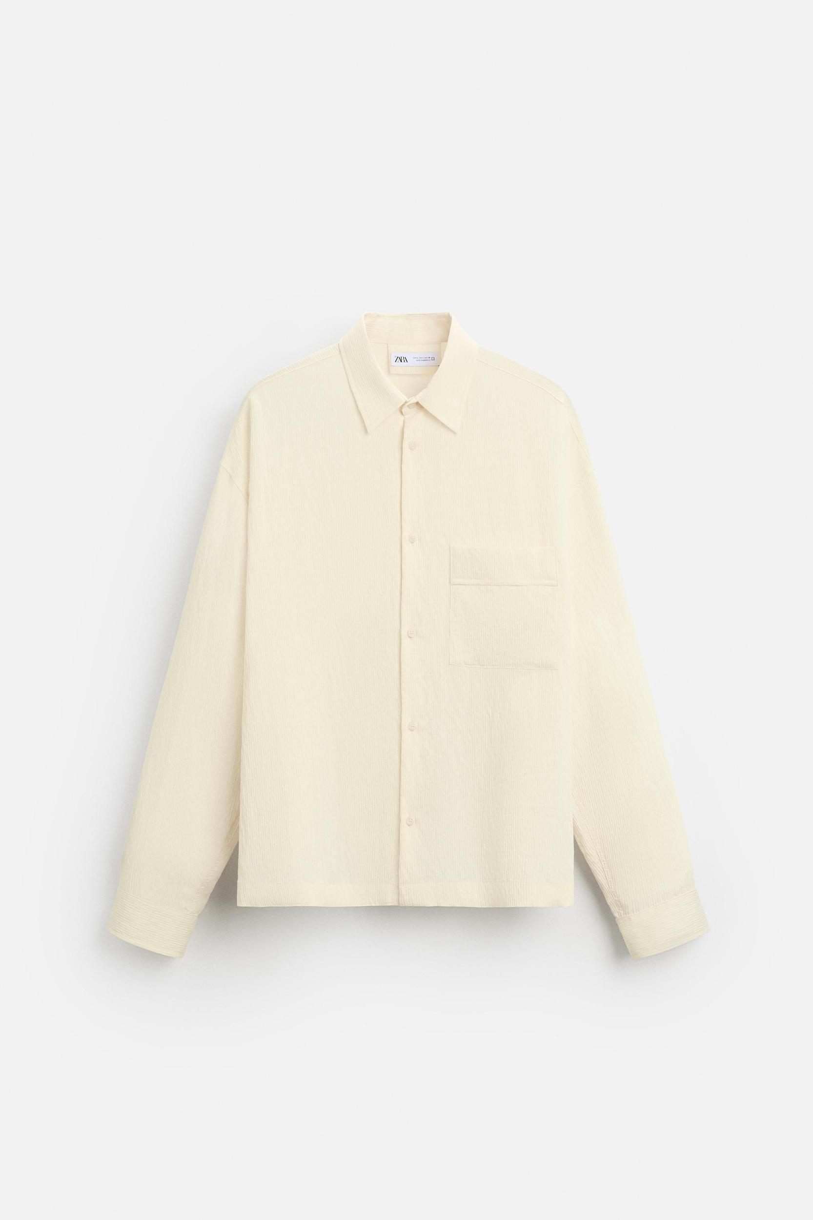 TEXTURED STRIPED SHIRT Product Image