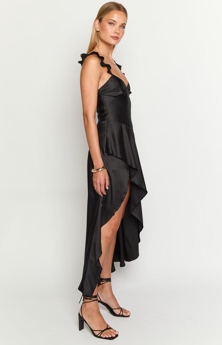 Corrina Black Maxi Dress Product Image