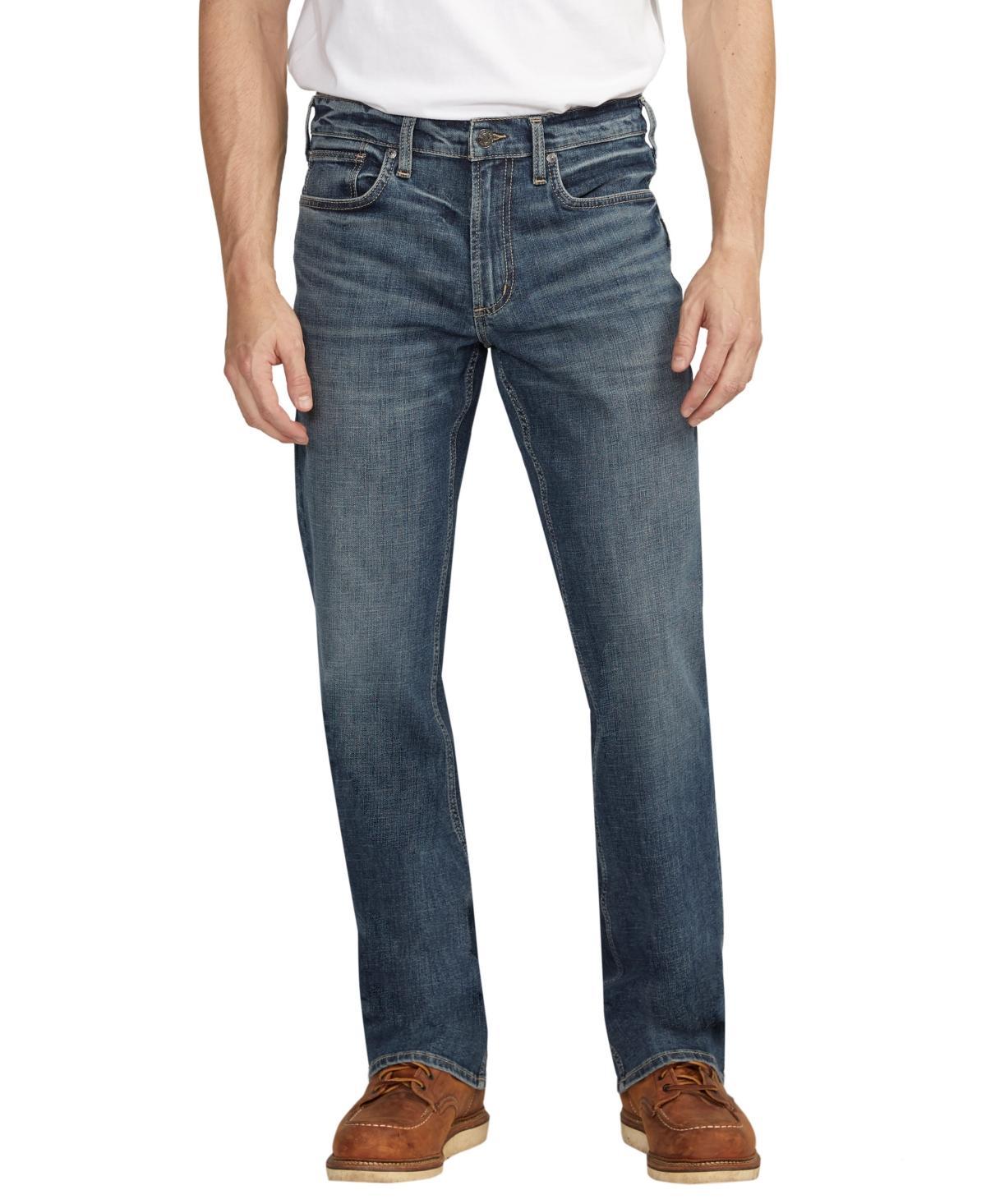 Silver Jeans Co. Mens Zac Relaxed Fit Straight Leg Jeans Product Image