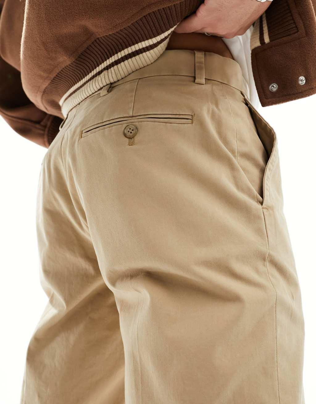 Polo Ralph Lauren Chester tailored cotton stretch chino pants in tan Product Image