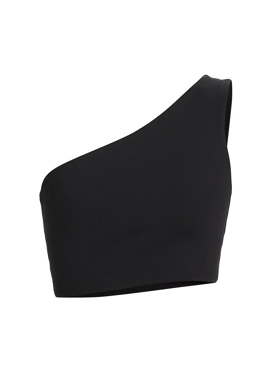 Womens One-Shoulder Cropped Top Product Image