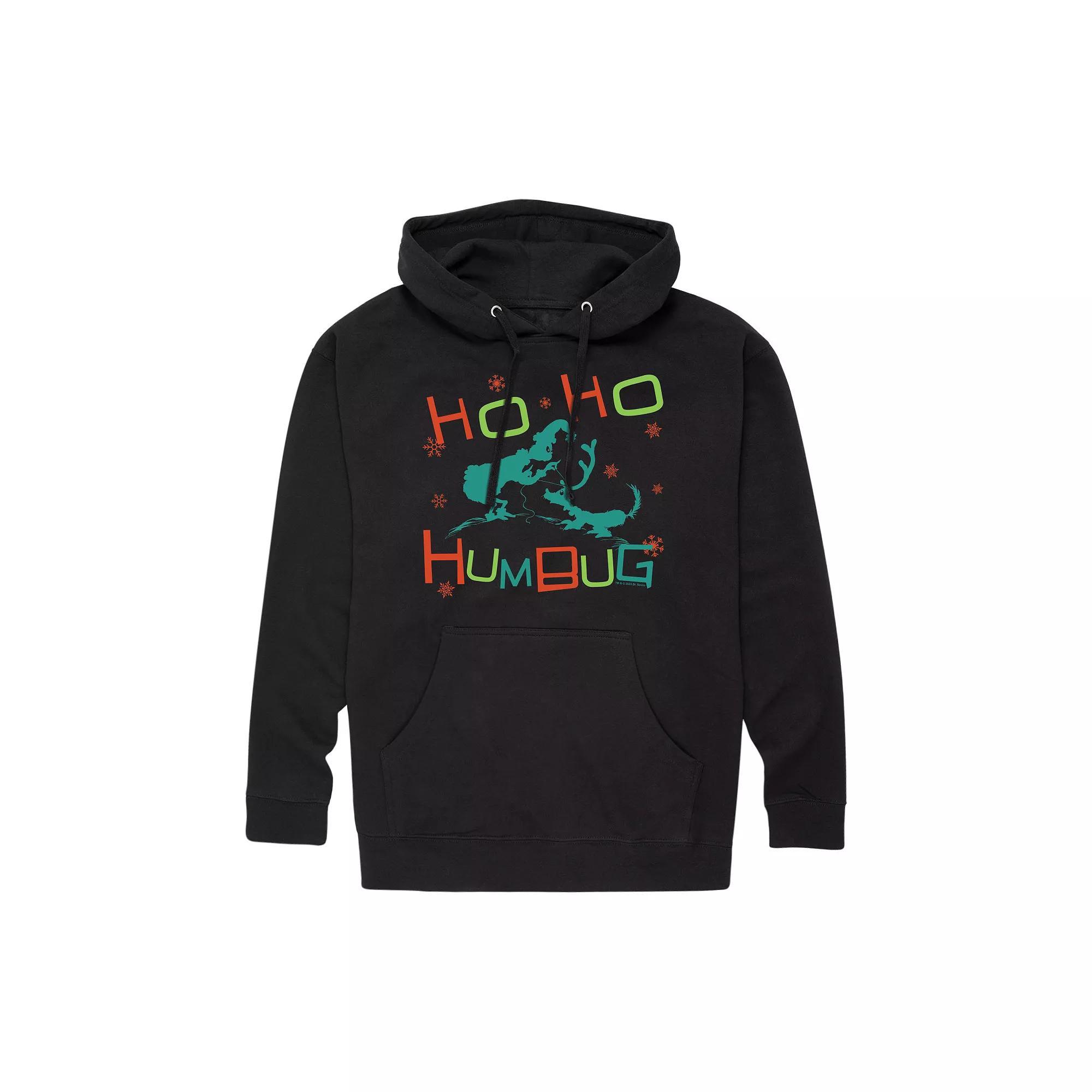 Men's Dr. Seuss Ho Ho Humbug Graphic Hoodie,  Product Image